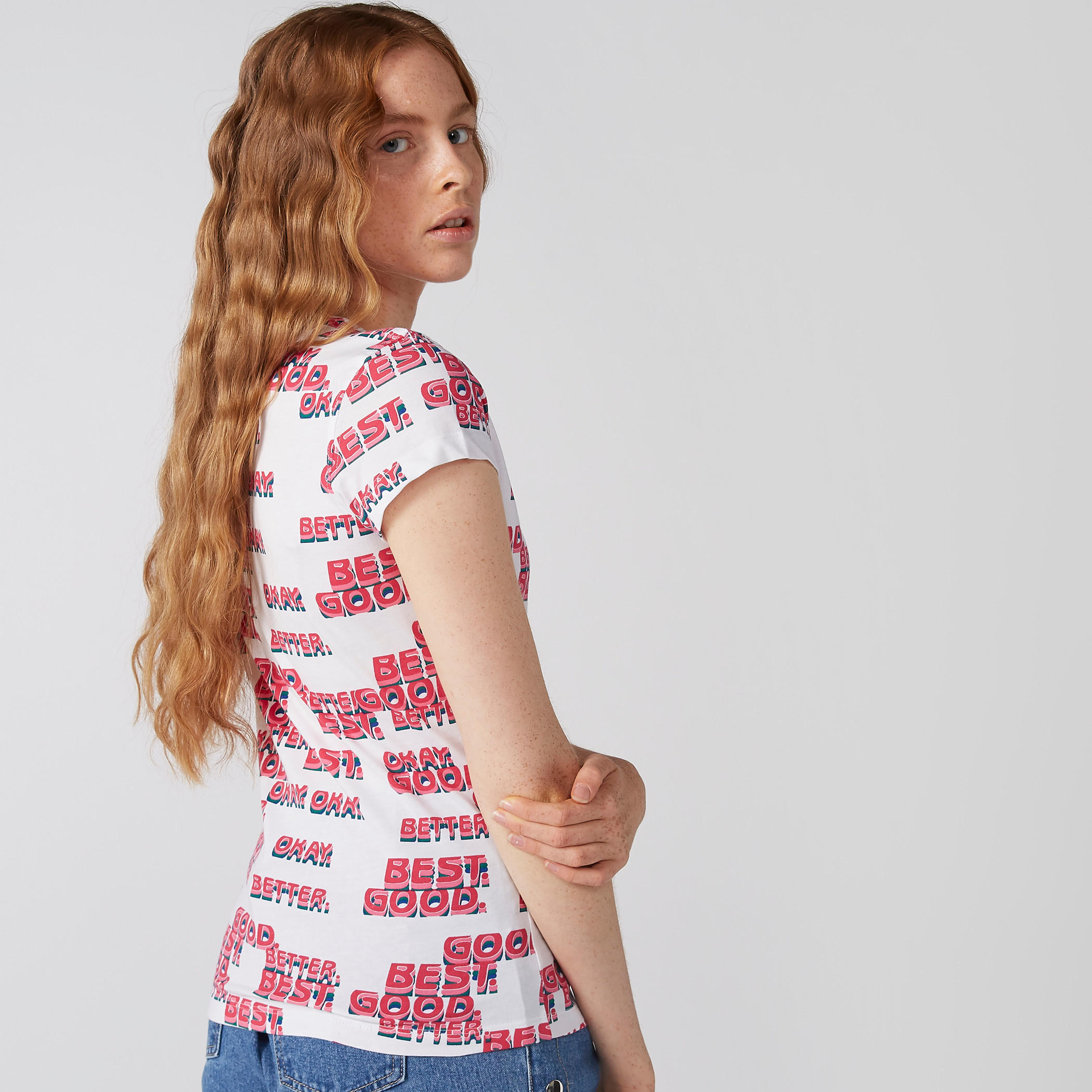 Printed T-Shirt with Round Neck-women-clothing-tshirts-image-3