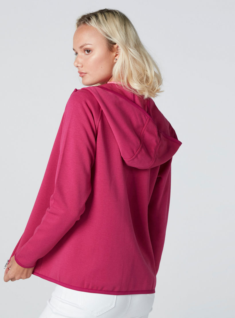 جاكيت بقبّعة وأكمام طويلة وجيوب-women-winterwear-coatsandjackets-jackets-image-2