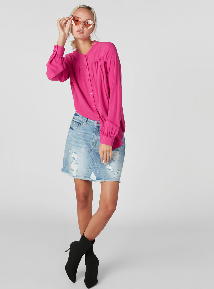 بلوزة بأكمام طويلة وأزرار-women-clothing-shirtsandblouses-blouses-image-3
