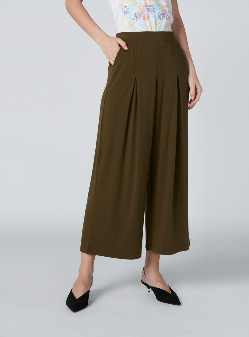 بنطال بالازو بخصر مطّاطي وجيوب-women-clothing-bottoms-trousers-image-1