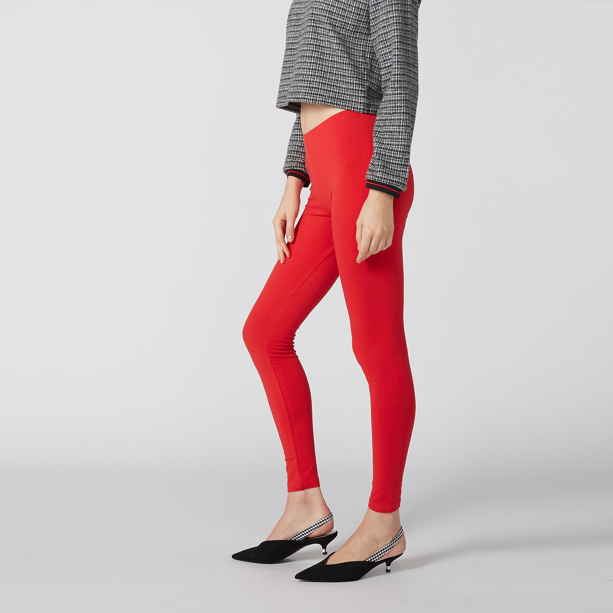 بنطال ليقنز طويل بخصر مطّاطي-women-clothing-bottoms-leggings-image-1
