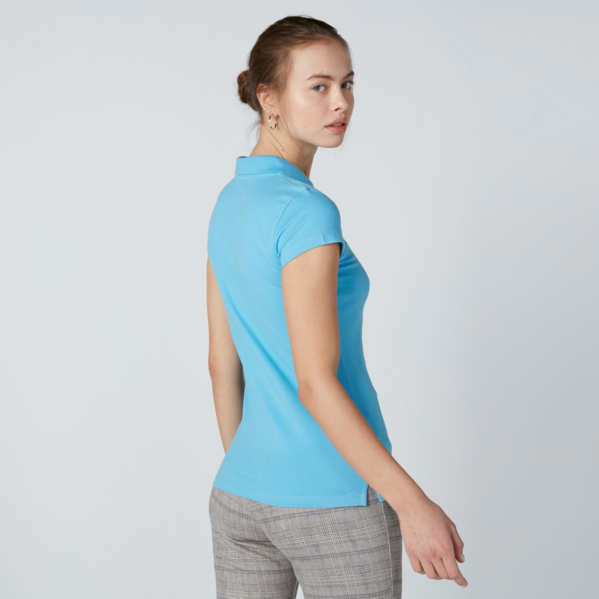 تيشيرت بياقة بولو وأكمام قصيرة-women-clothing-tshirts-image-2