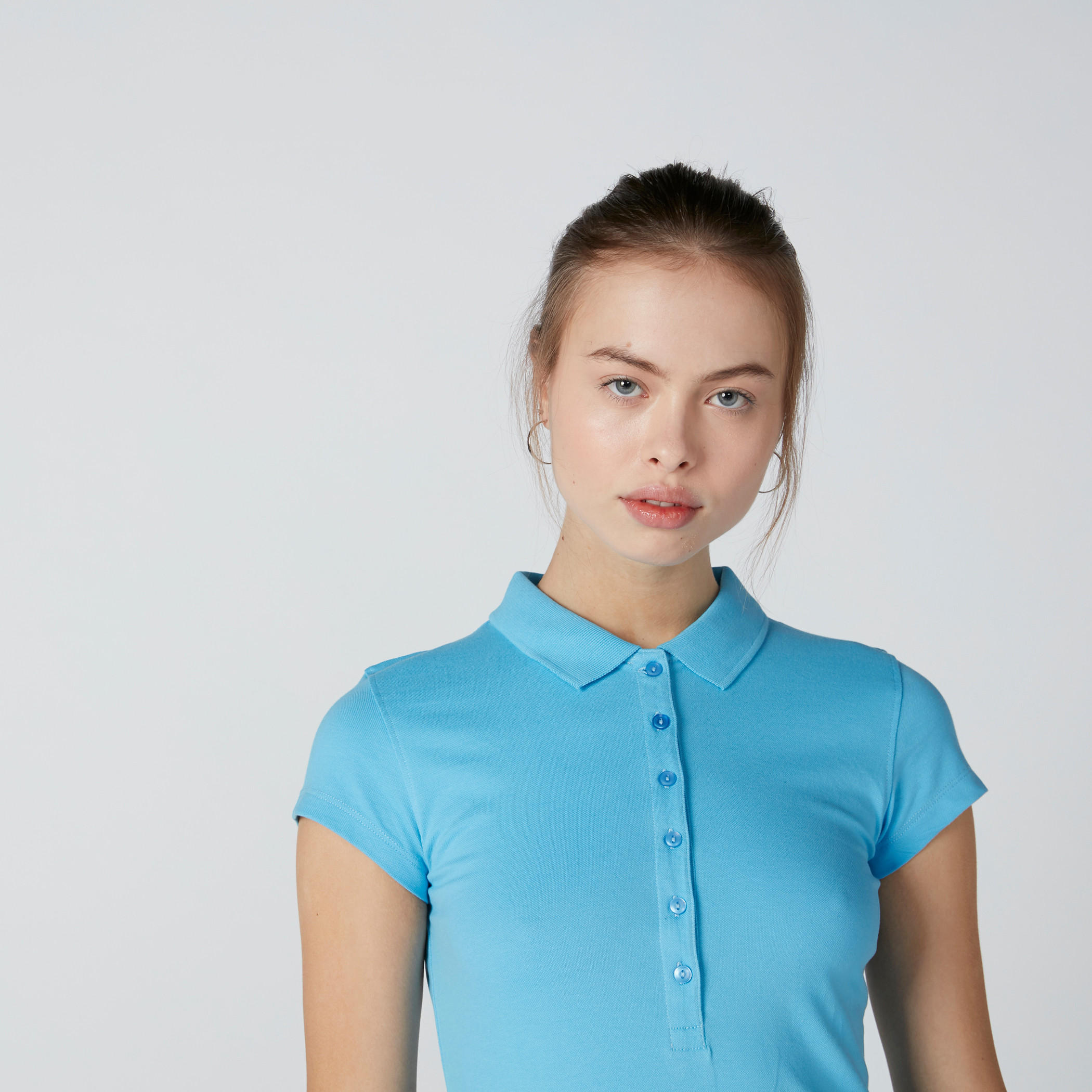 تيشيرت بياقة بولو وأكمام قصيرة-women-clothing-tshirts-image-4