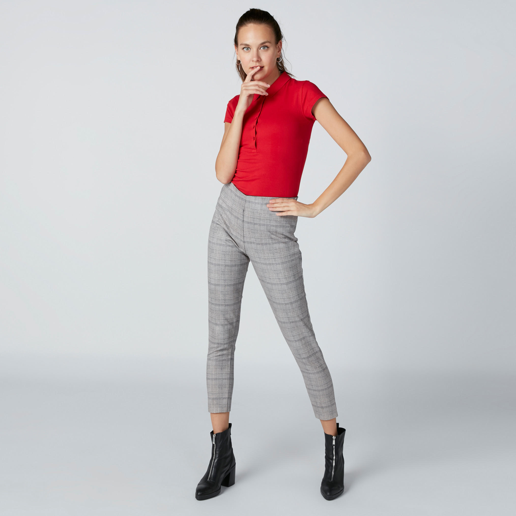 تيشيرت بياقة بولو وأكمام قصيرة-women-clothing-tshirts-image-3