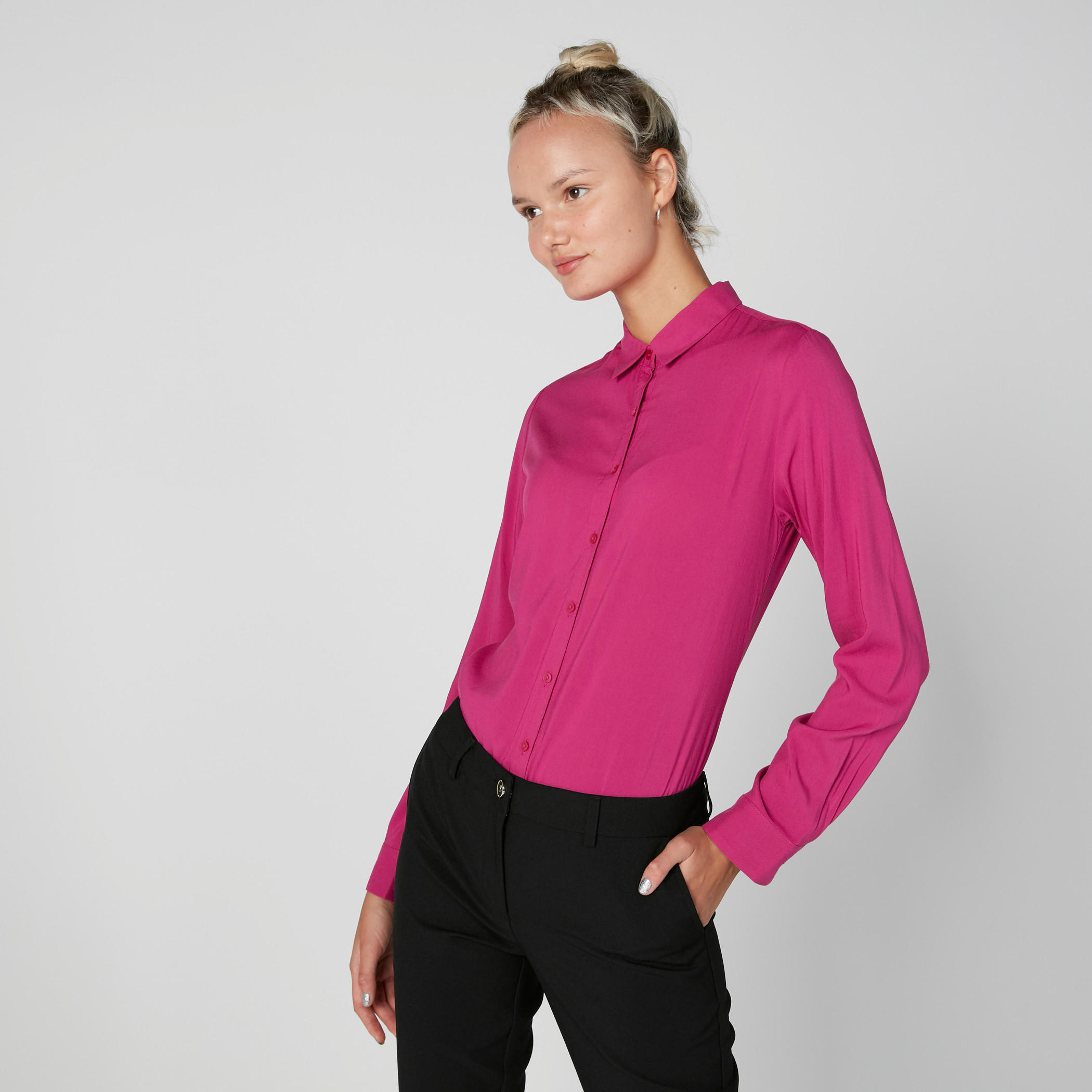 قميص بأكمام طويلة وأزرار-women-clothing-shirtsandblouses-shirts-image-1