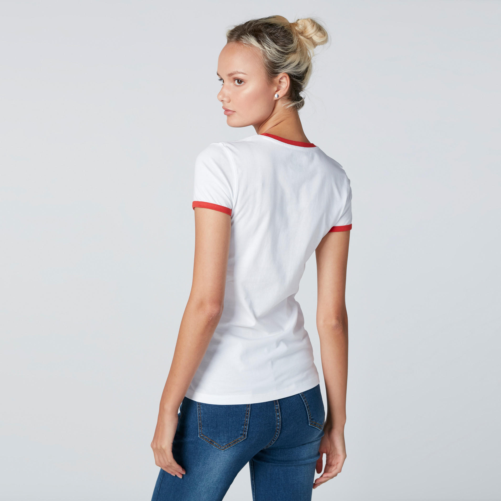 تيشيرت بطبعات وياقة مستديرة وأكمام قصيرة-women-clothing-tshirts-image-2