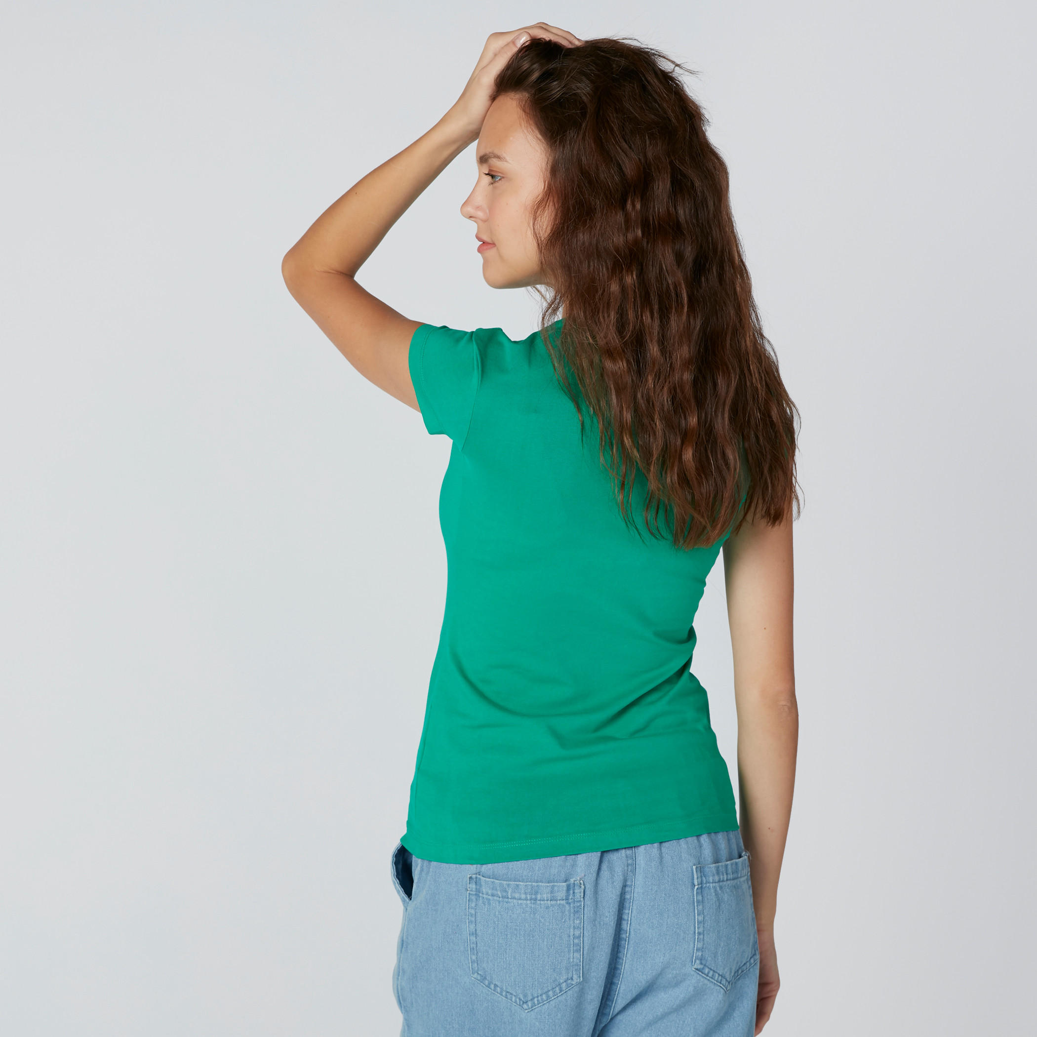 تيشيرت بياقة ضيقة وأكمام قصيرة-women-clothing-tshirts-image-2