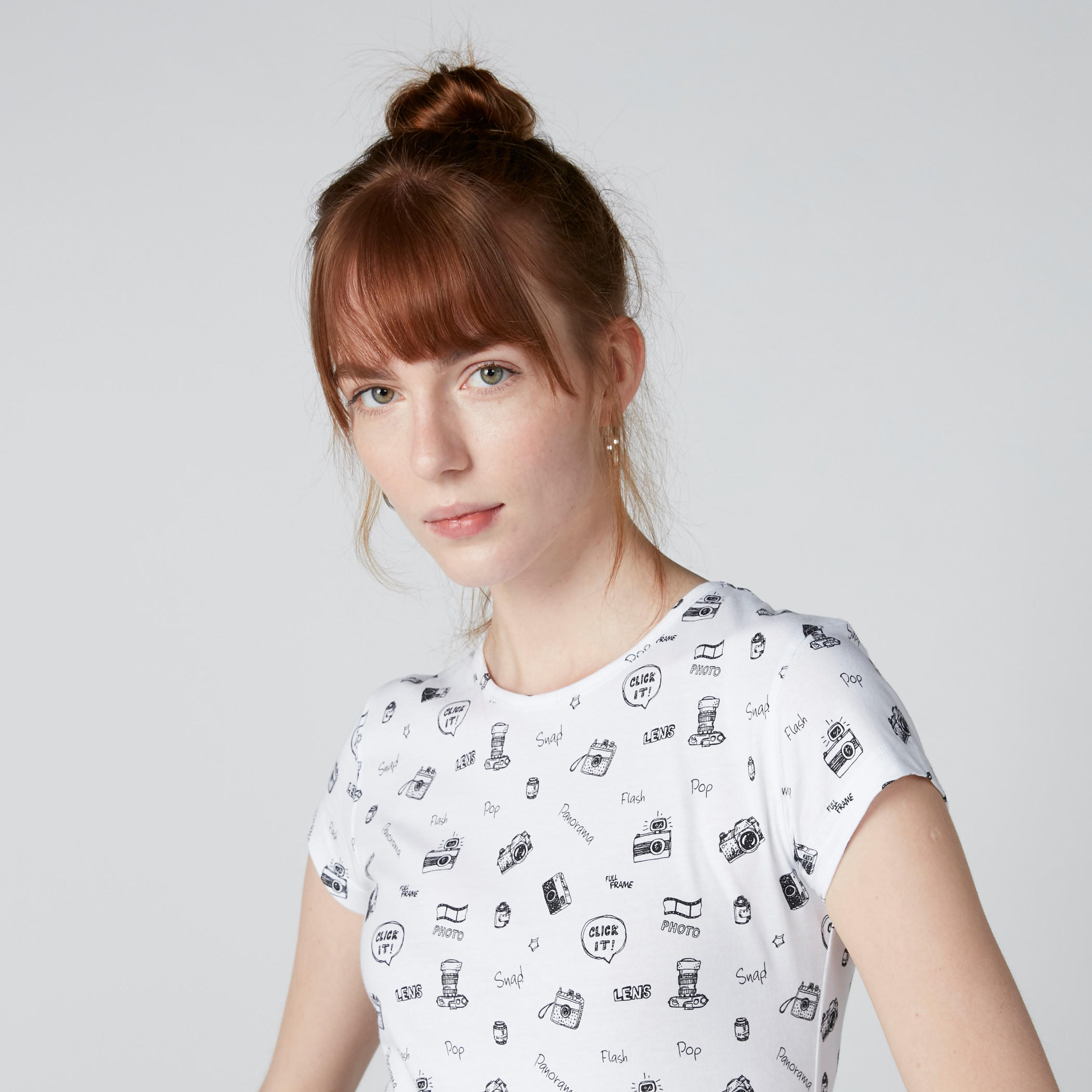 تيشيرت بأكمام كاب وطبعات-women-clothing-tshirts-image-1