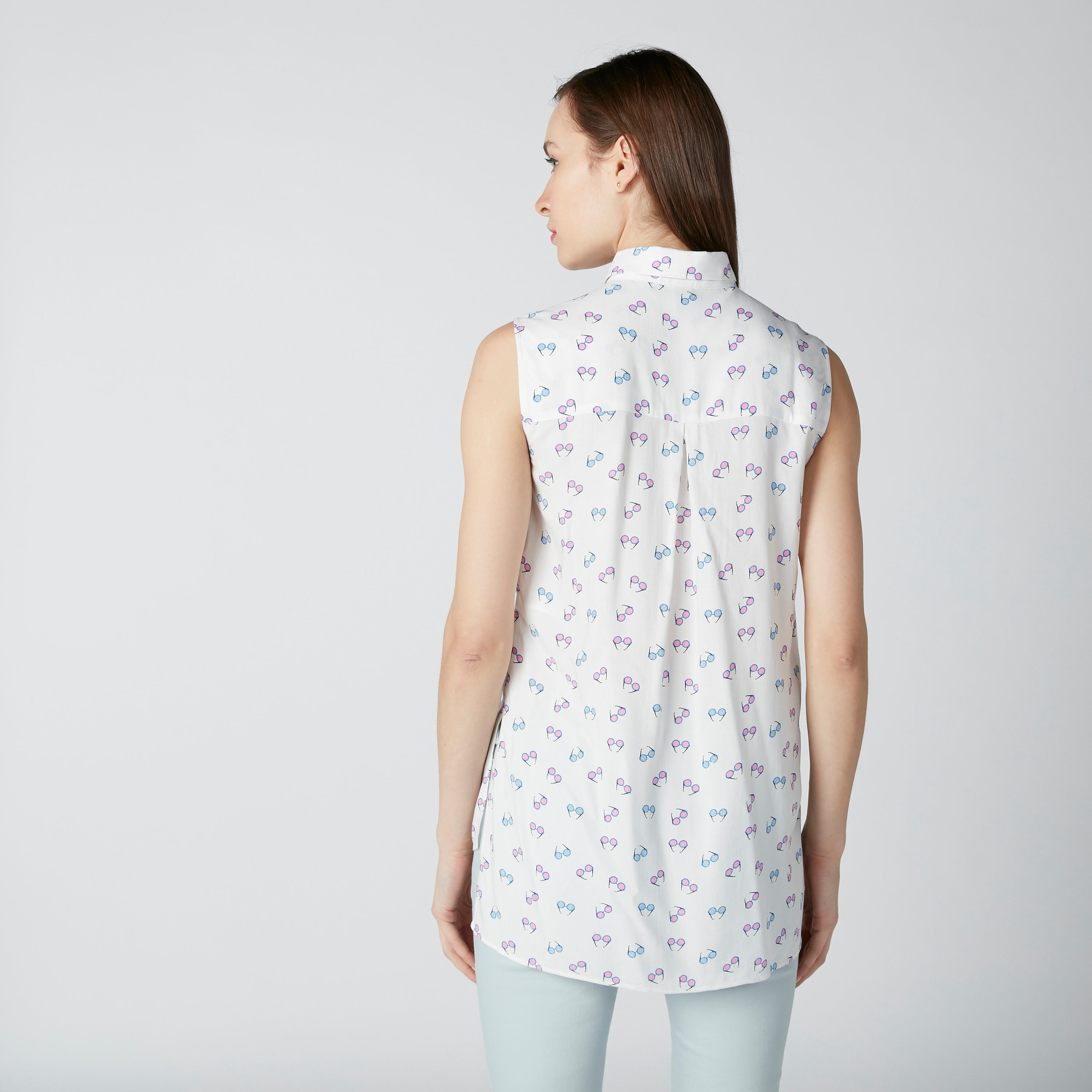 تيشيرت سليم مستدام دون أكمام وحوّاف غير مستوية وطبعات-women-clothing-shirtsandblouses-shirts-image-2