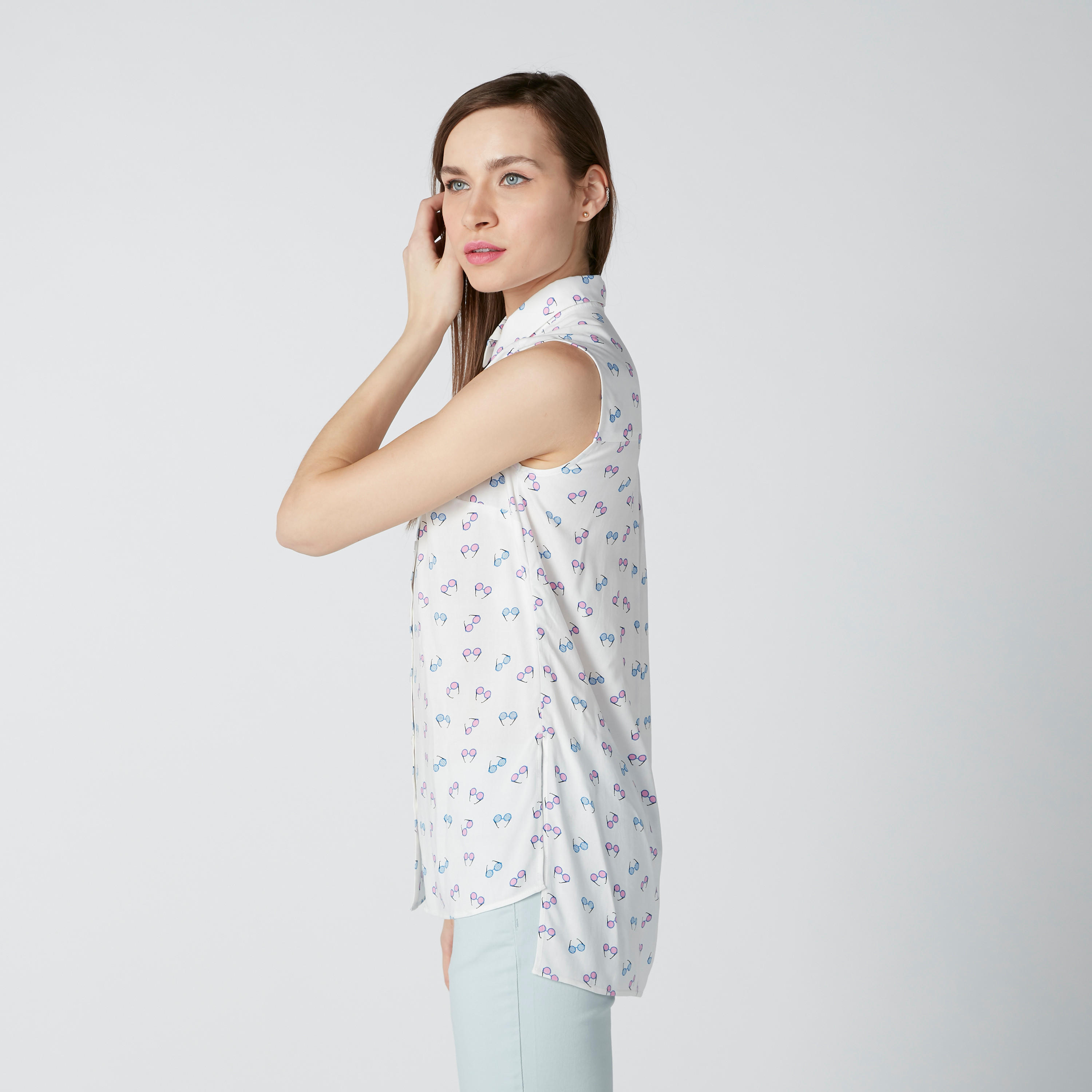 تيشيرت سليم مستدام دون أكمام وحوّاف غير مستوية وطبعات-women-clothing-shirtsandblouses-shirts-image-4