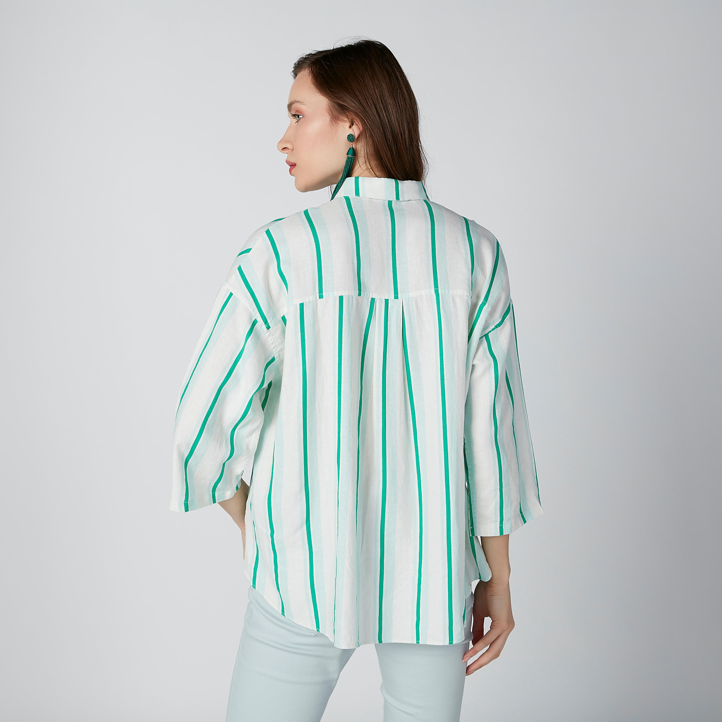 قميص مقلّم بأكتاف منسدلة-women-clothing-shirtsandblouses-shirts-image-2