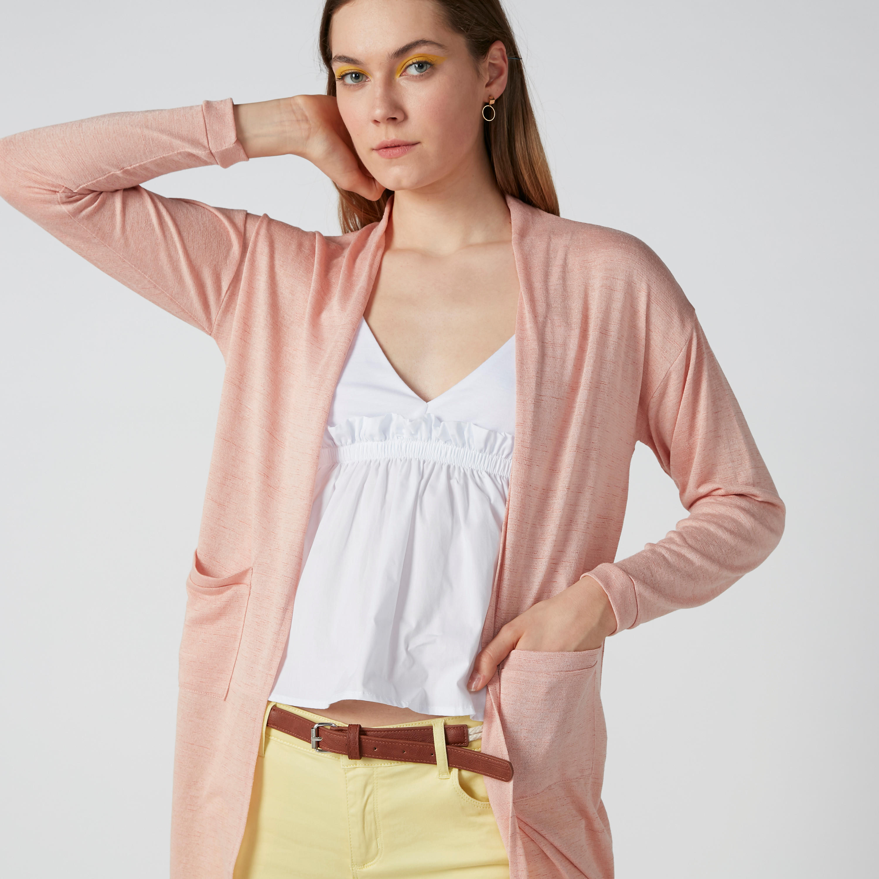 سترة مستدامة بأكتاف منسدلة وجيوب-women-winterwear-cardigansandjumpers-cardigans-image-5