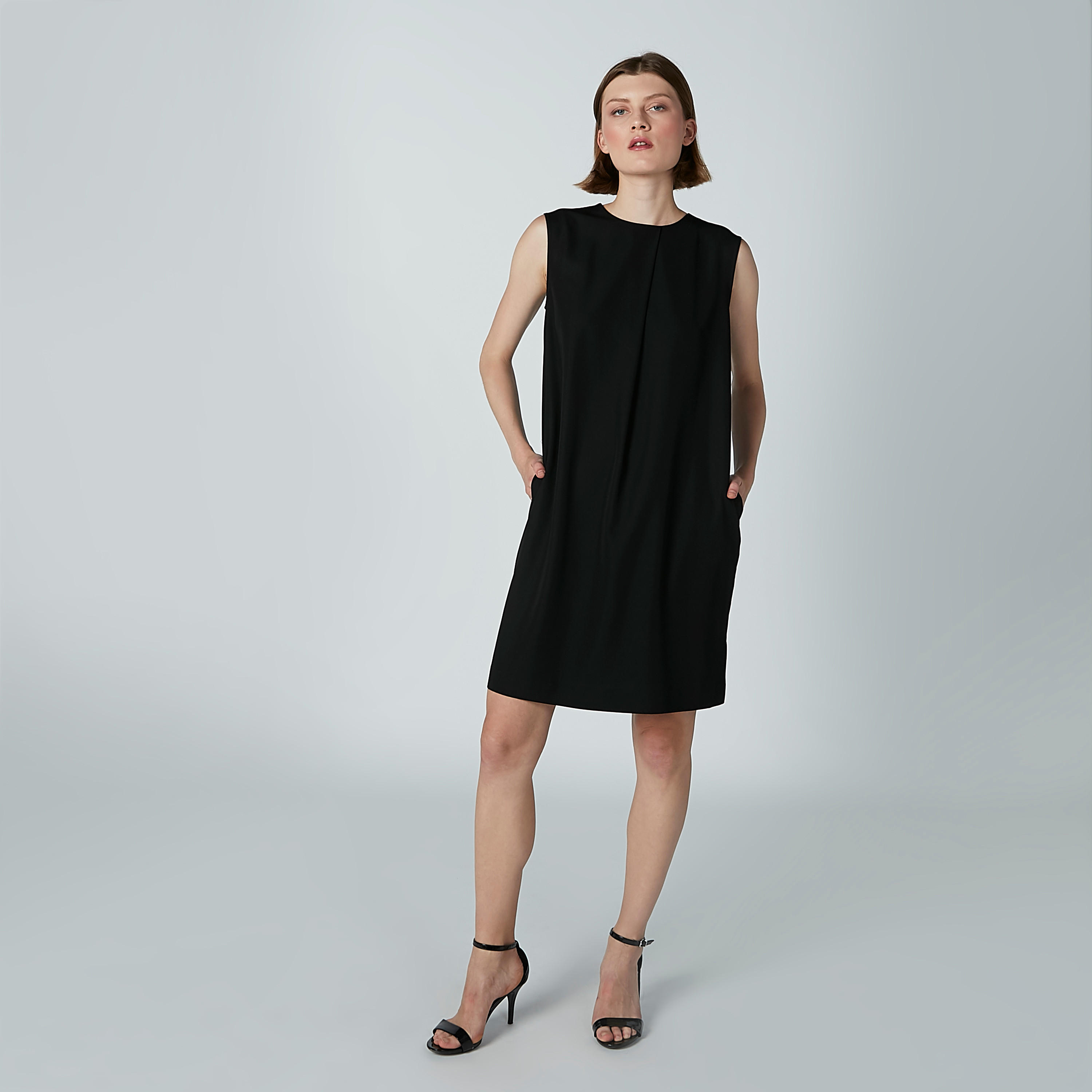 تونيك سادة دون أكمام بياقة مستديرة وجيوب-women-clothing-shirtsandblouses-blouses-image-1