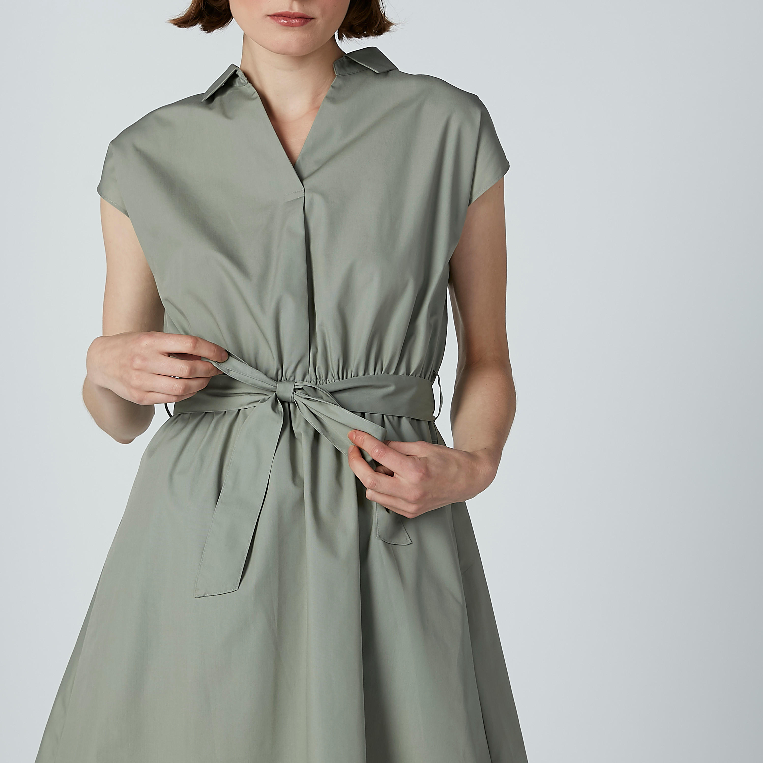 Solid Tunic with Tie Ups and Spread Collar-women-clothing-shirtsandblouses-blouses-image-3