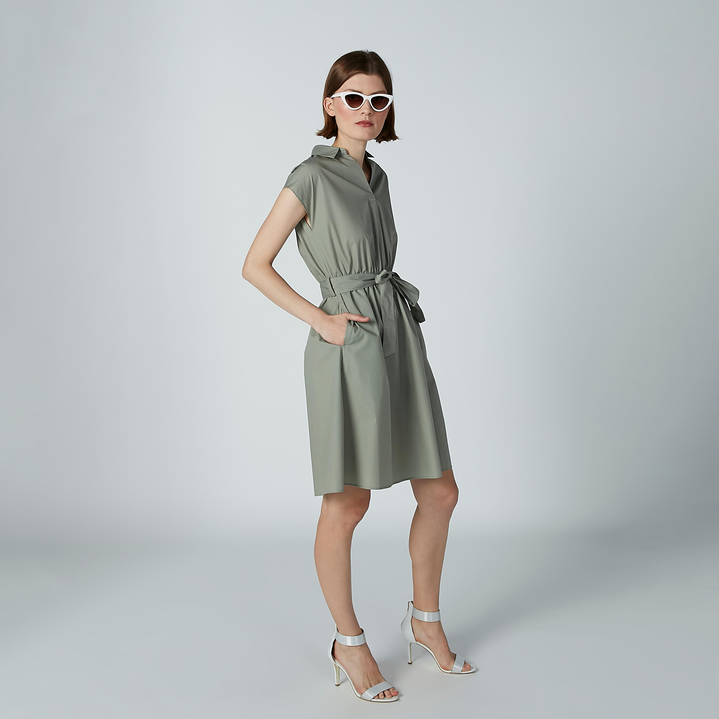 Solid Tunic with Tie Ups and Spread Collar-women-clothing-shirtsandblouses-blouses-image-5