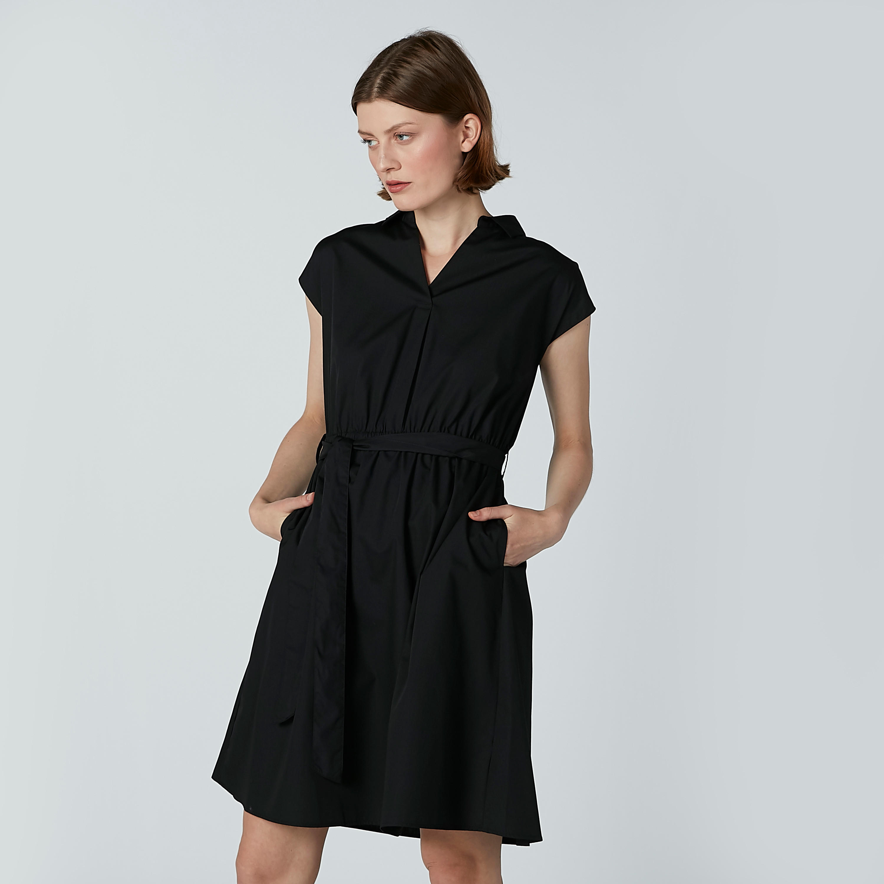 تونيك سادة بأكمام كاب وجيوب وأربطة-women-clothing-shirtsandblouses-blouses-image-5
