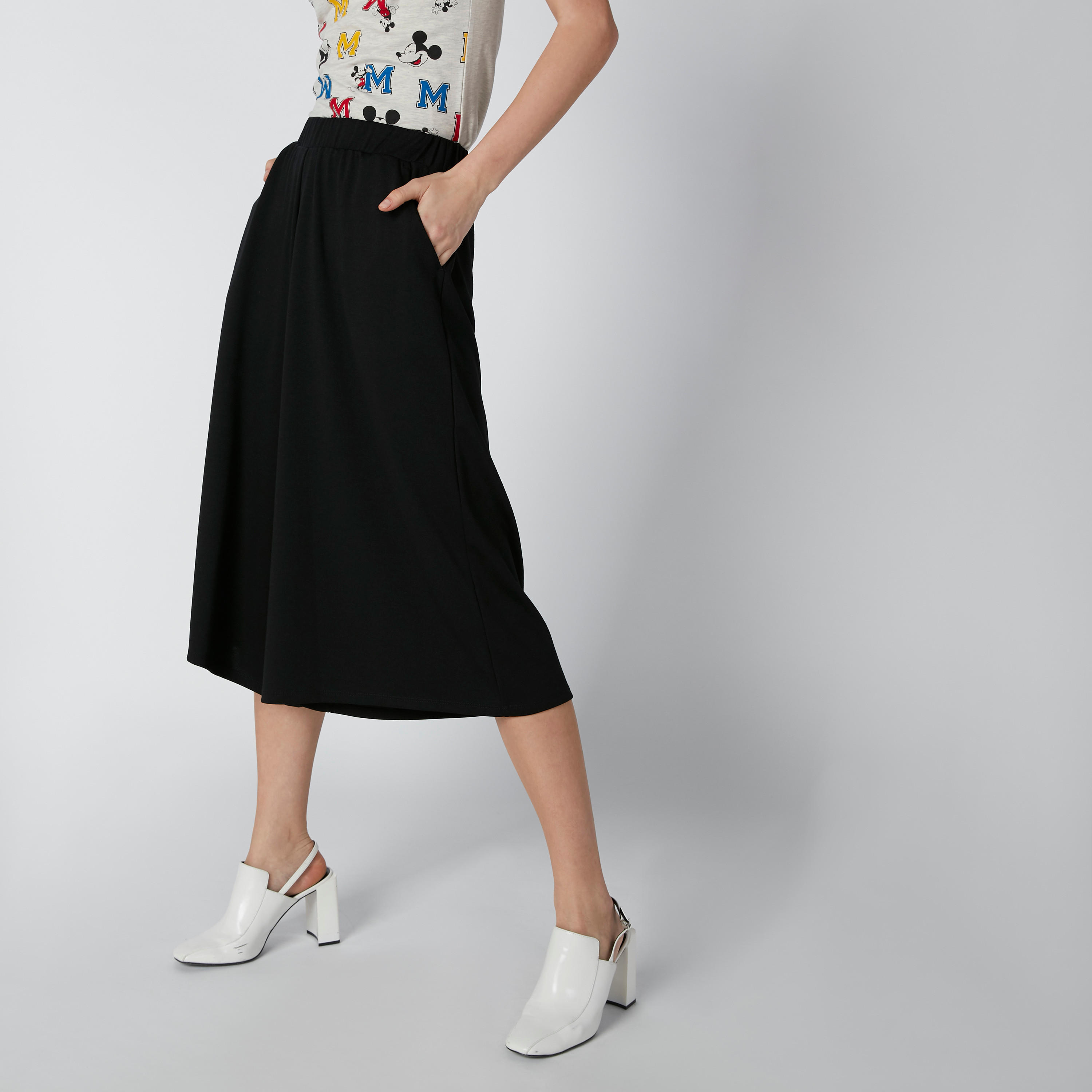 بنطال واسع الساقين سادة بجيوب-women-clothing-bottoms-trousers-image-2