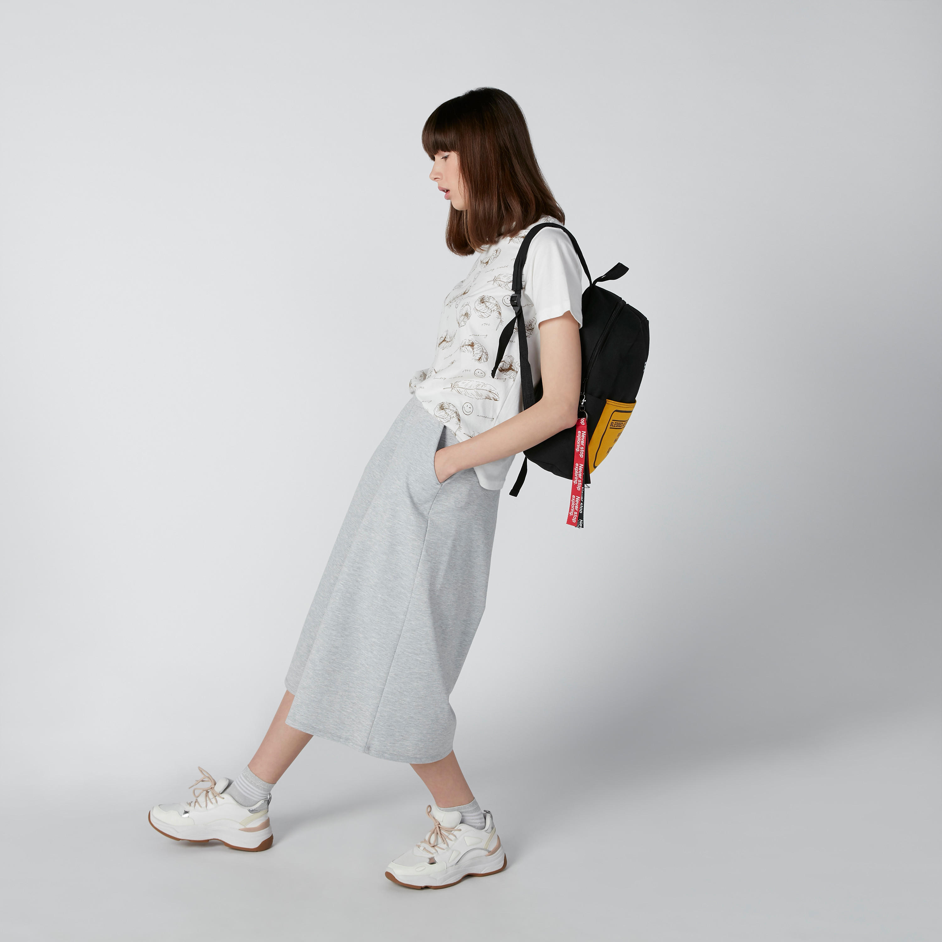 بنطال واسع الساقين سادة بجيوب-women-clothing-bottoms-trousers-image-1