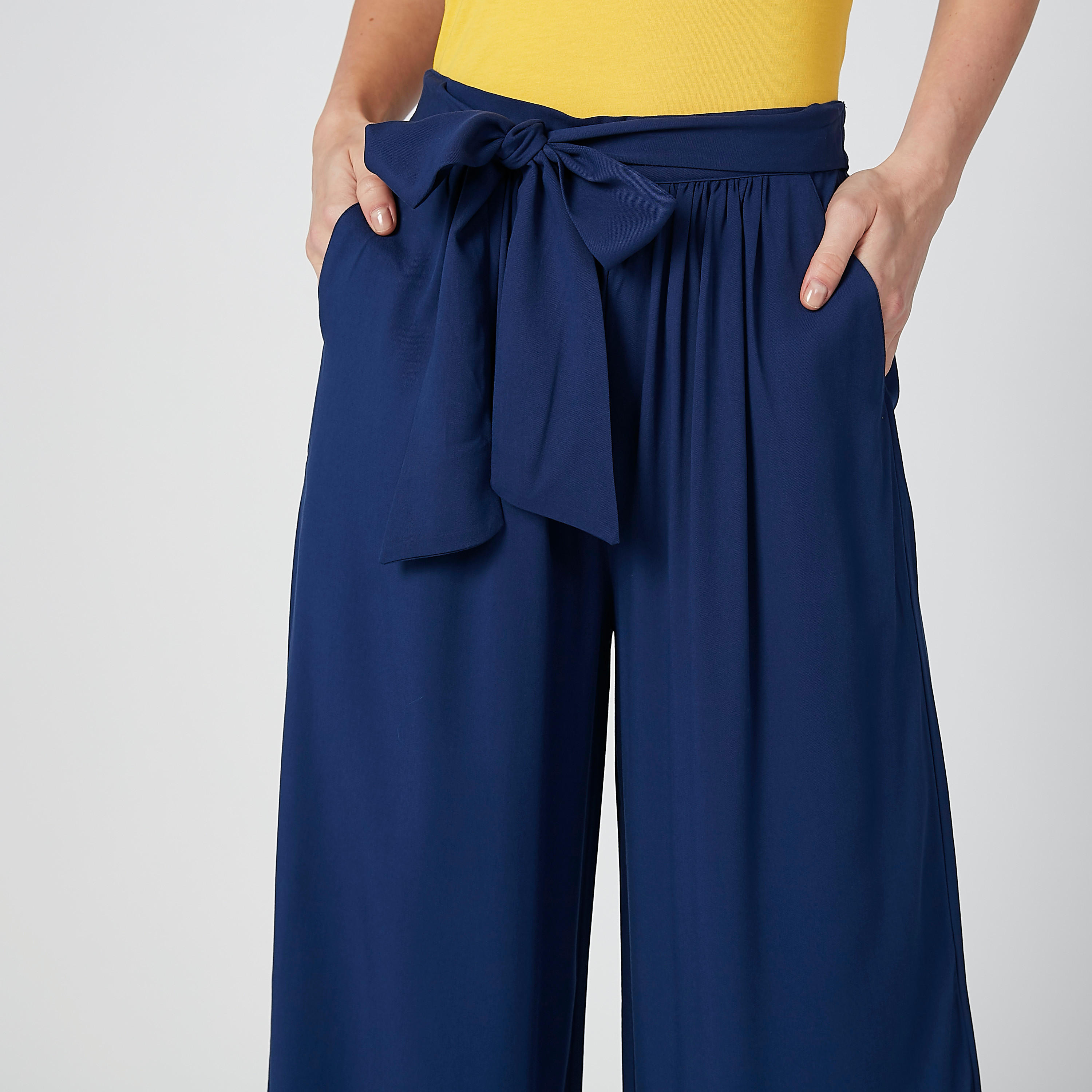 بنطال بالازو سادة برباط وجيوب-women-clothing-bottoms-trousers-image-5