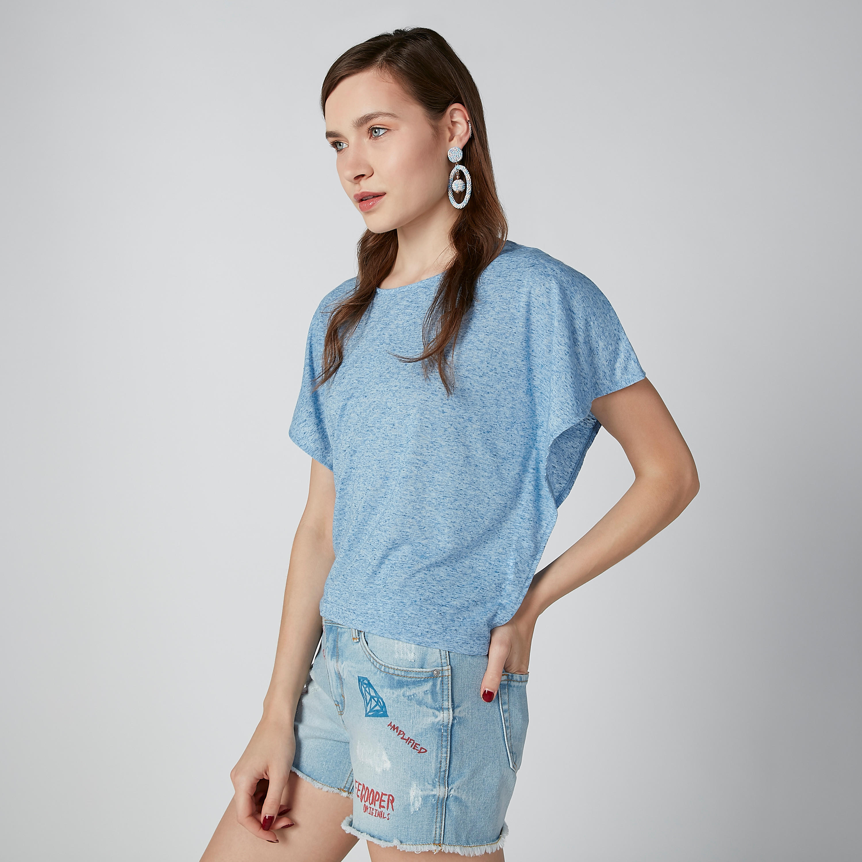 تيشيرت سادة بأكمام واسعة-women-clothing-tshirts-image-4