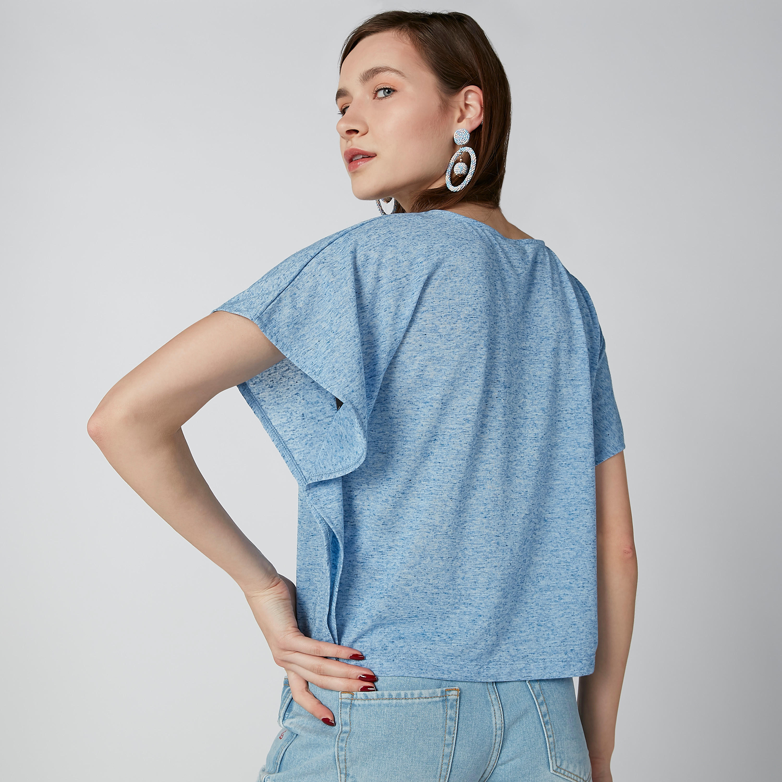 تيشيرت سادة بأكمام واسعة-women-clothing-tshirts-image-3