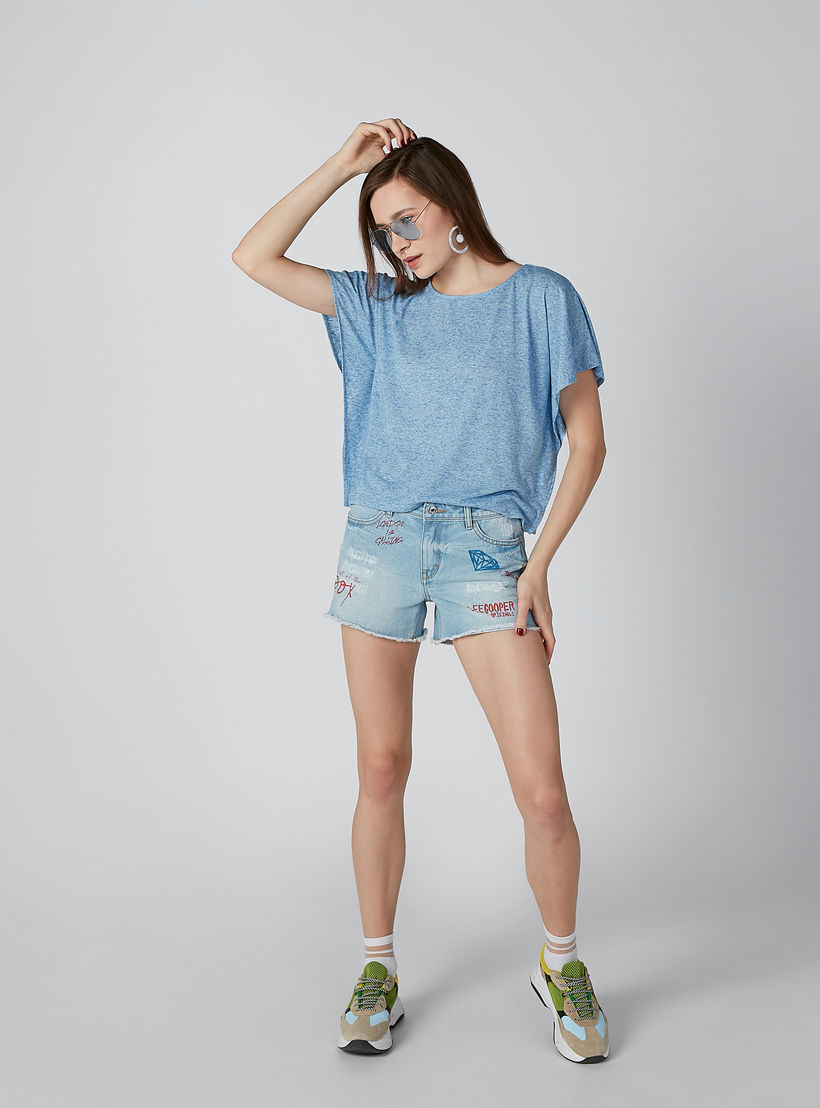تيشيرت سادة بأكمام واسعة-women-clothing-tshirts-image-2