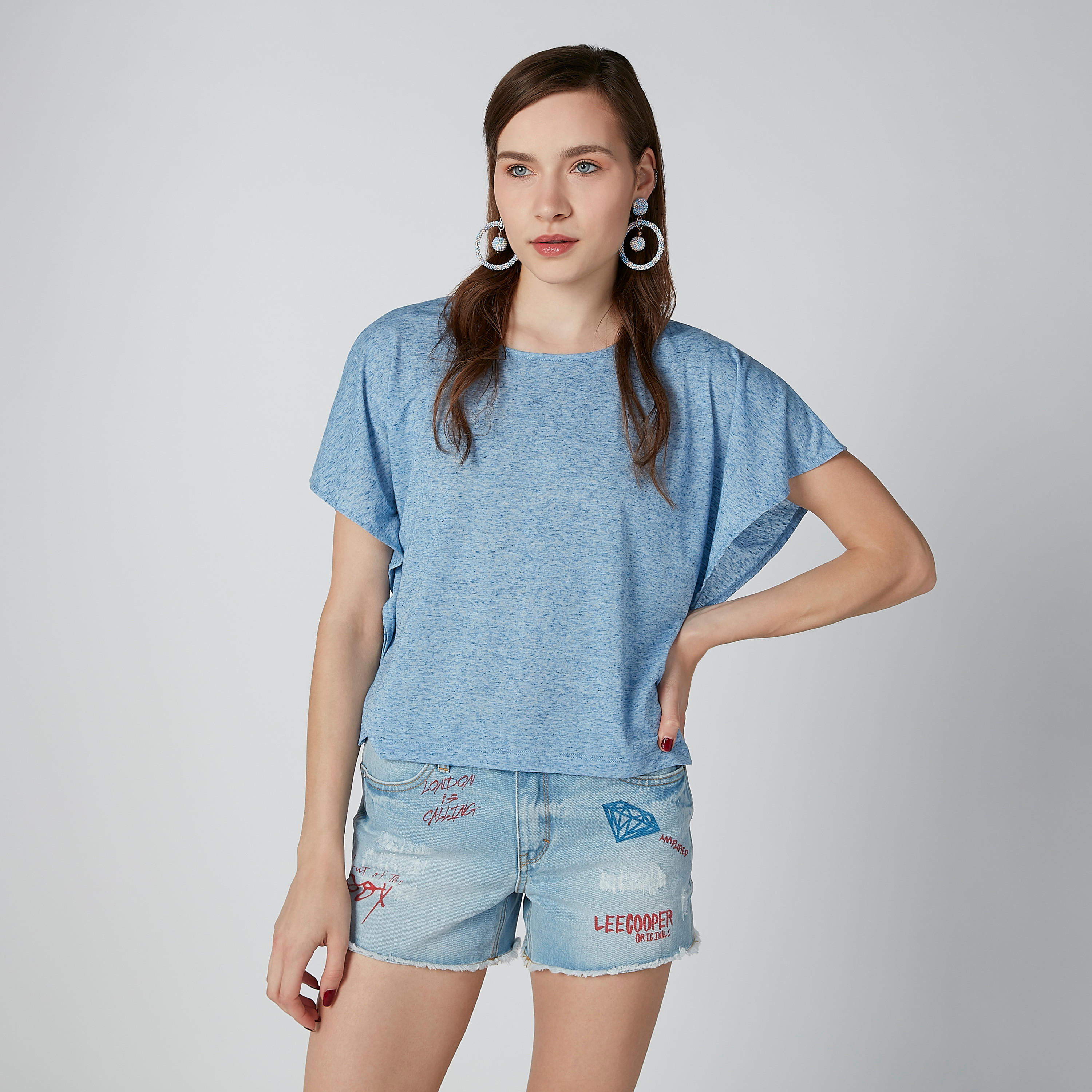 تيشيرت سادة بأكمام واسعة-women-clothing-tshirts-image-1