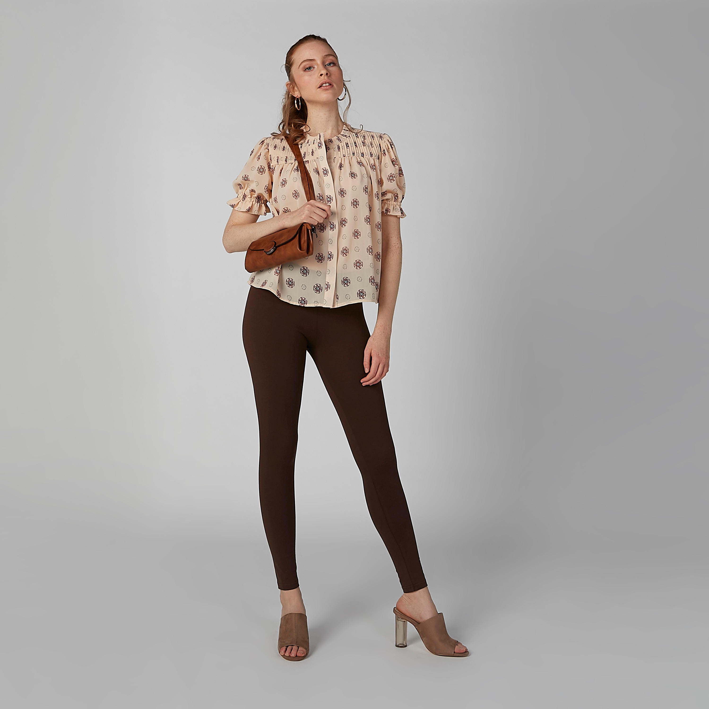 بنطال ليقنز سادة بخصر مطّاطي-women-clothing-bottoms-leggings-image-1
