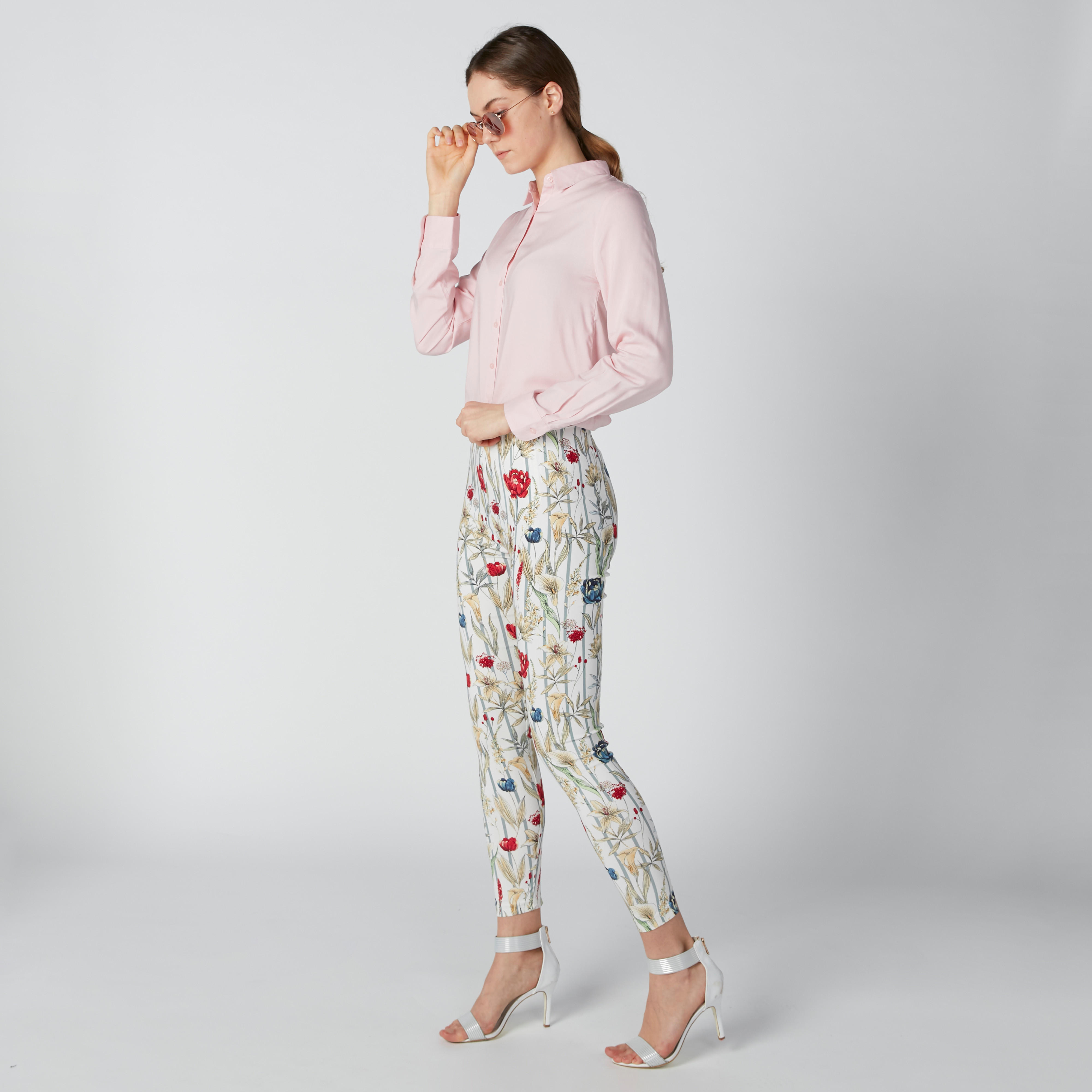 قميص بأكمام طويلة وحوّاف غير مستوية-women-clothing-shirtsandblouses-shirts-image-2