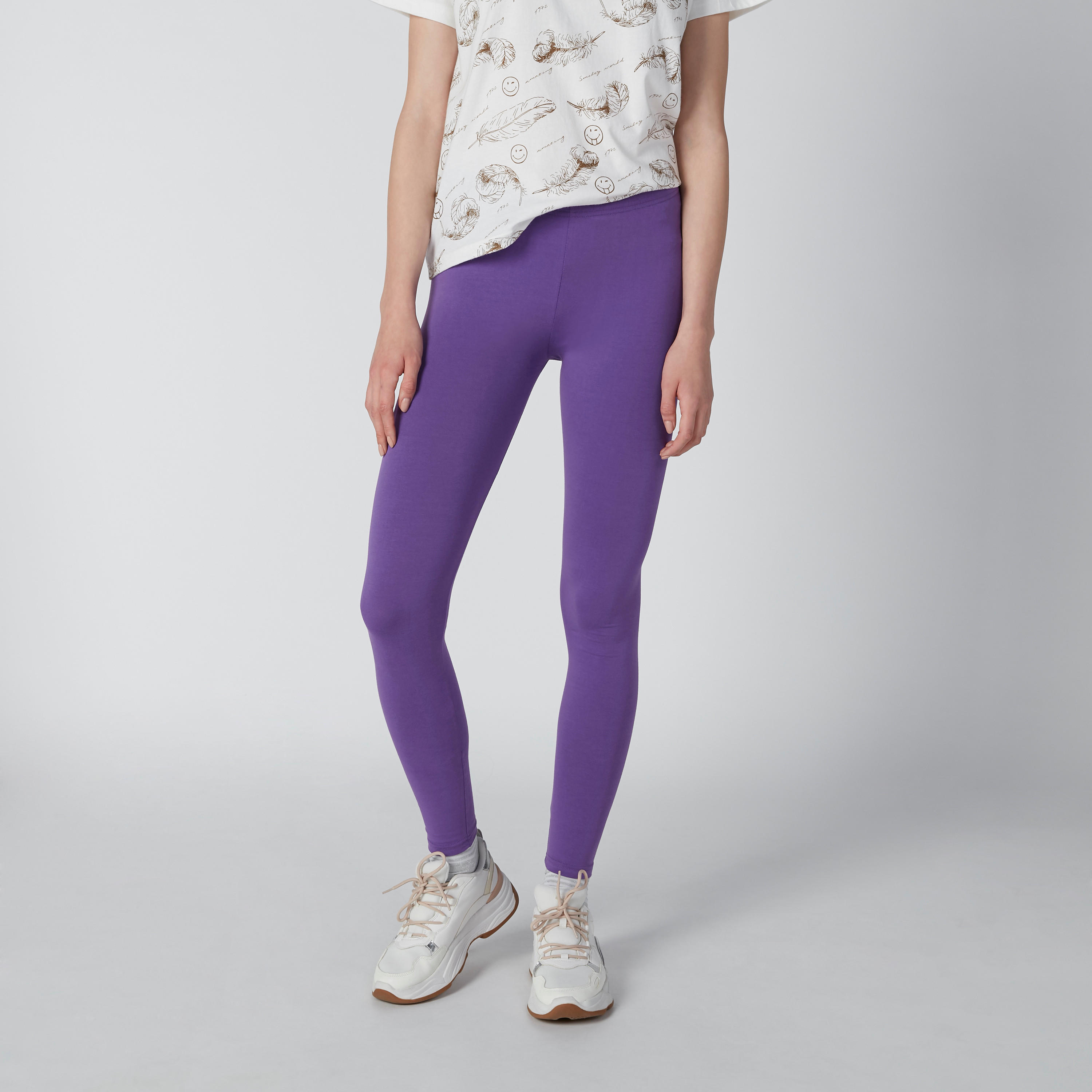 بنطال ليقنز طويل بخصر مطّاطي-women-clothing-bottoms-leggings-image-3