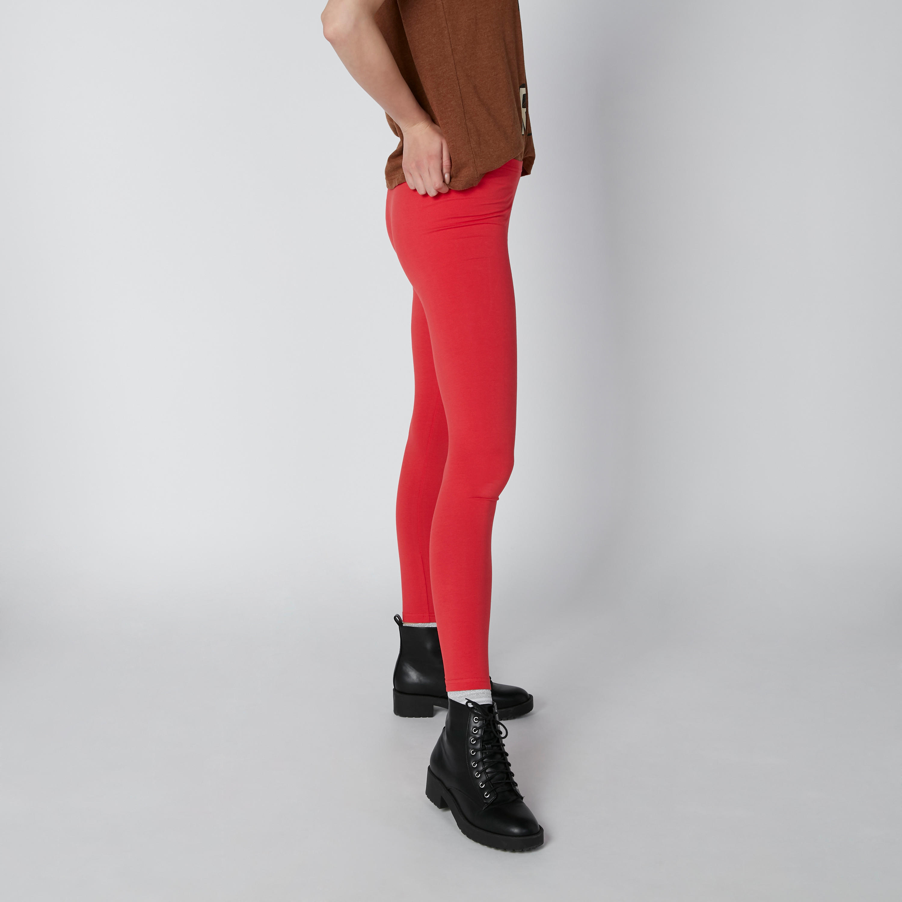 Full Length Leggings with Elasticised Waistband-women-clothing-bottoms-leggings-image-4