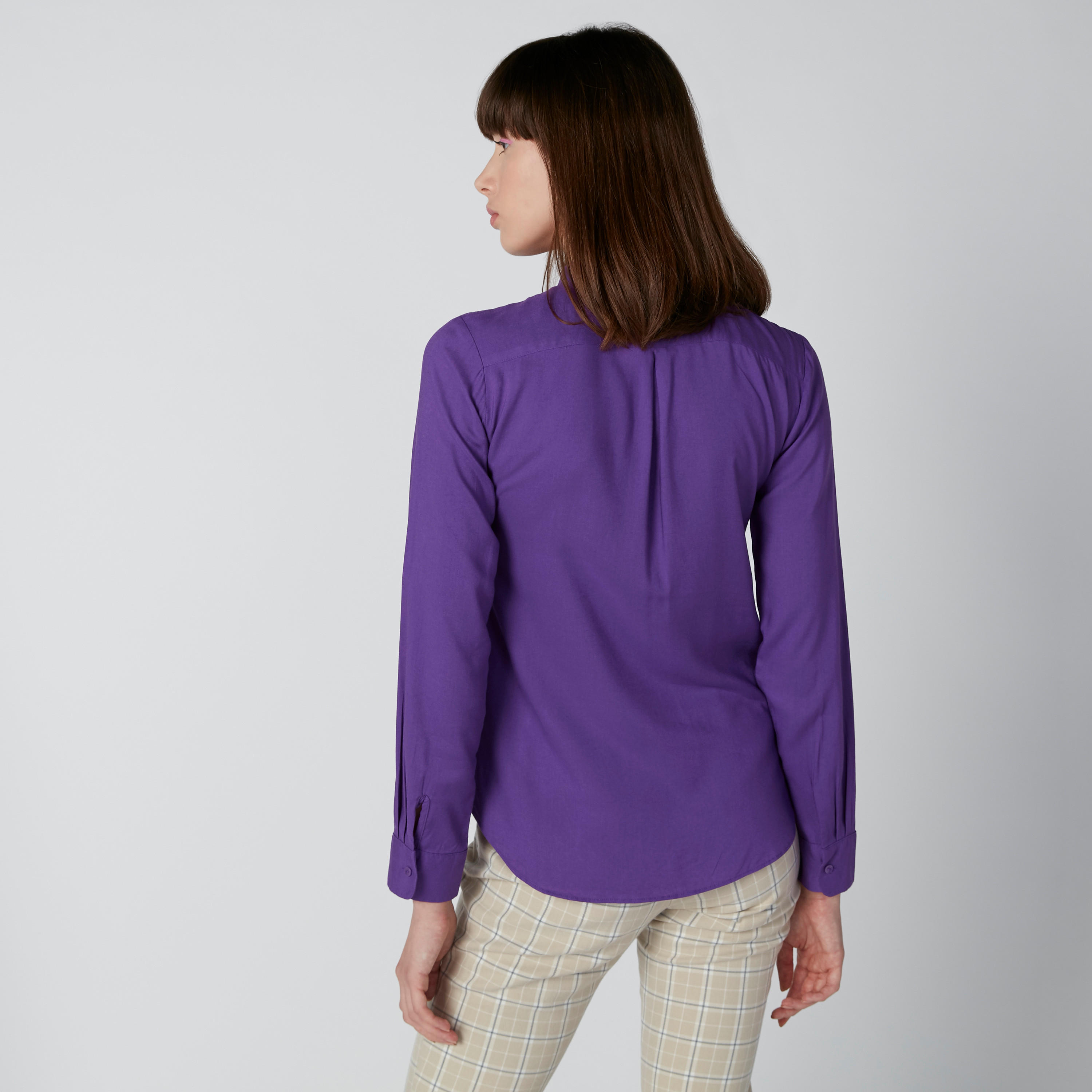 Solid Shirt with Complete Placket-women-clothing-shirtsandblouses-blouses-image-3
