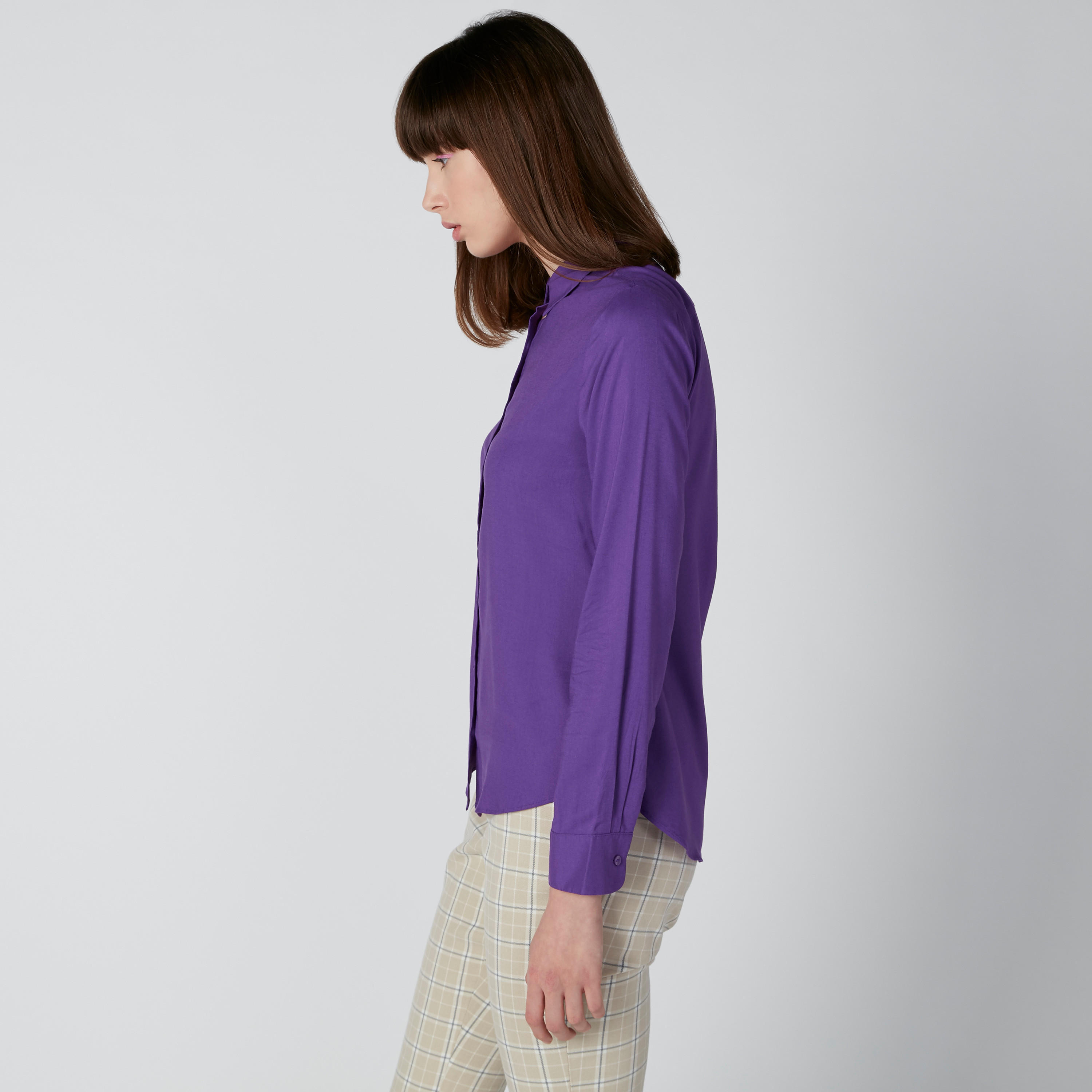 Solid Shirt with Complete Placket-women-clothing-shirtsandblouses-blouses-image-2