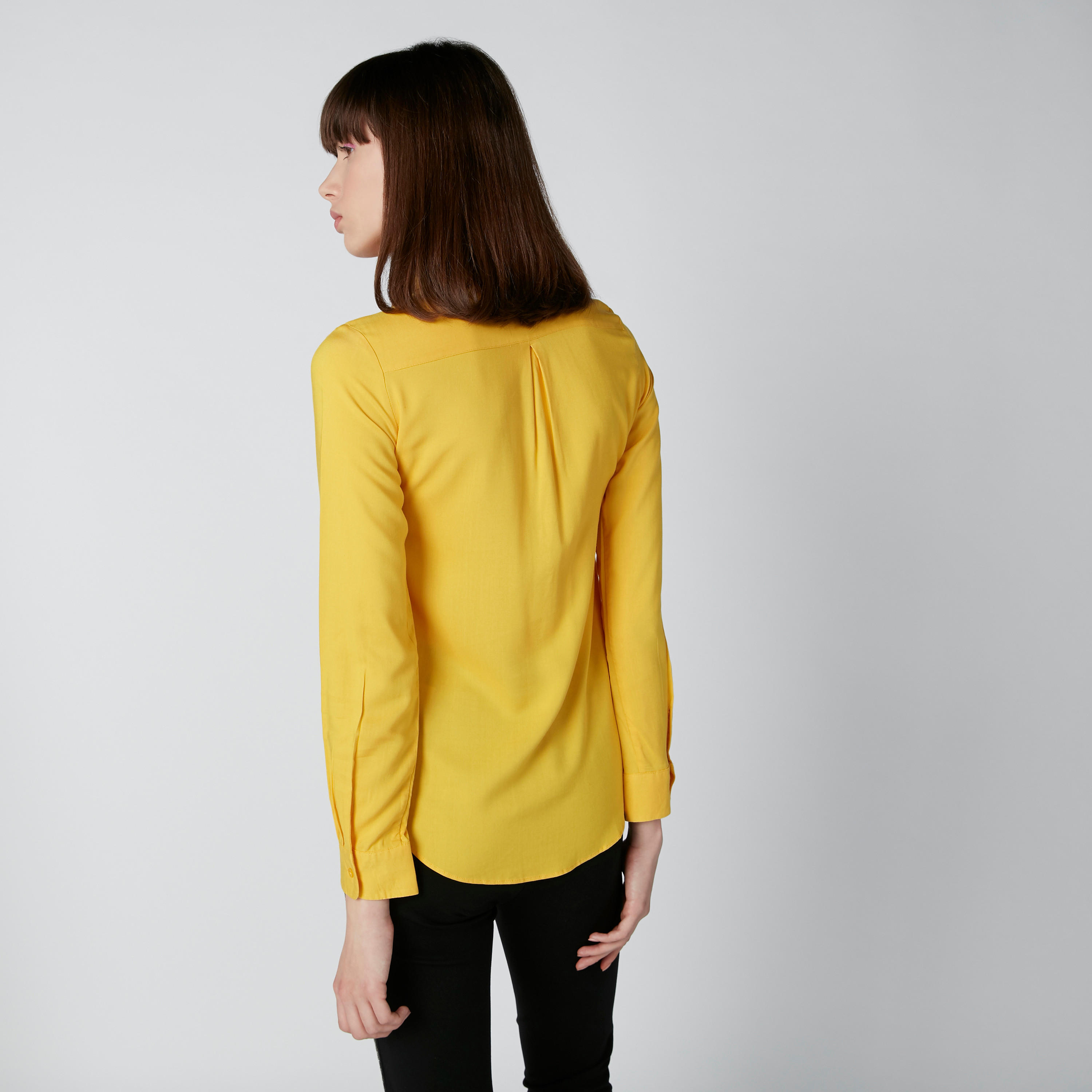 Solid Shirt with Spread Collar-women-clothing-shirtsandblouses-shirts-image-2