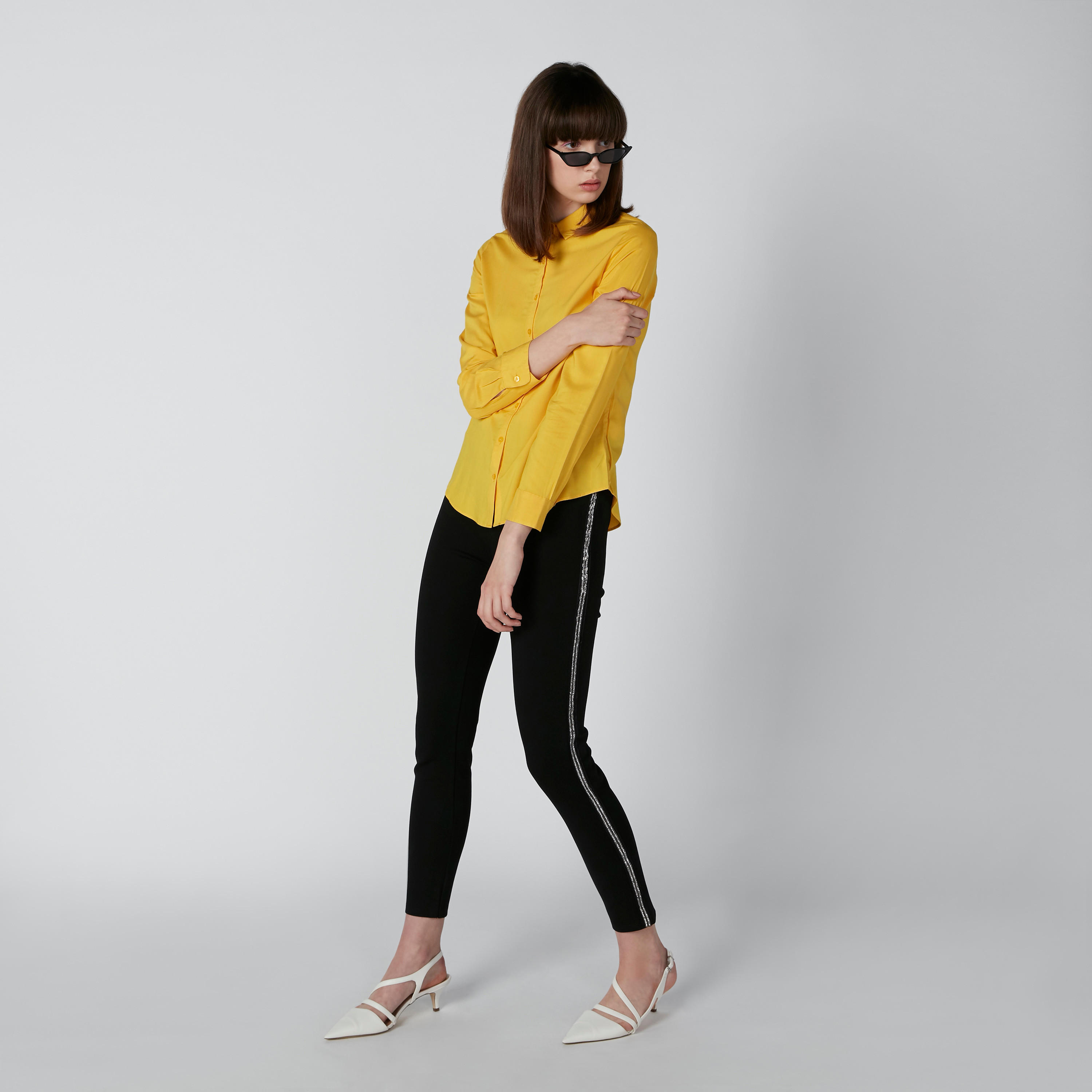 Solid Shirt with Spread Collar-women-clothing-shirtsandblouses-shirts-image-3
