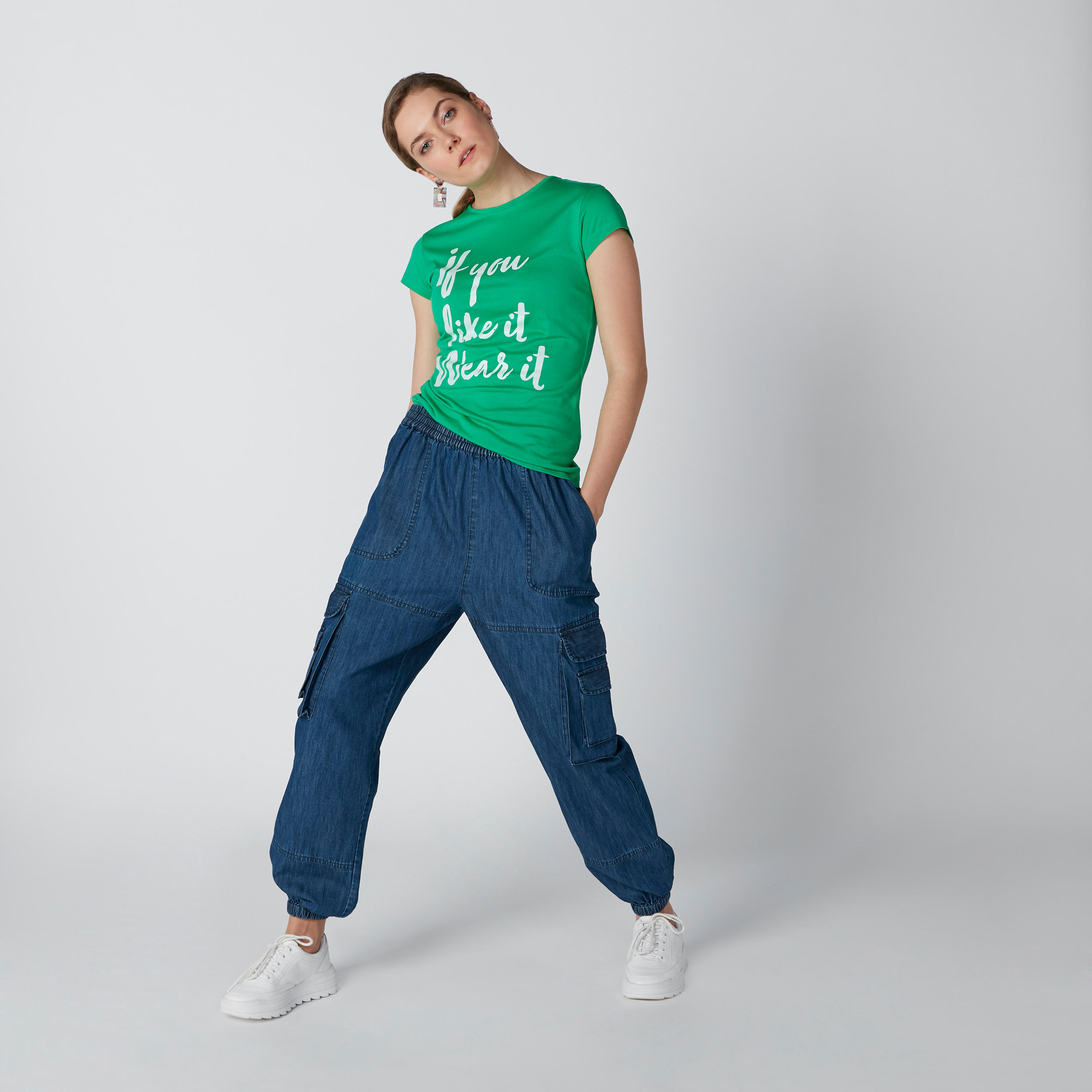 Sustainable Graphic Printed T-Shirt with Round Neck-women-clothing-tshirts-image-1