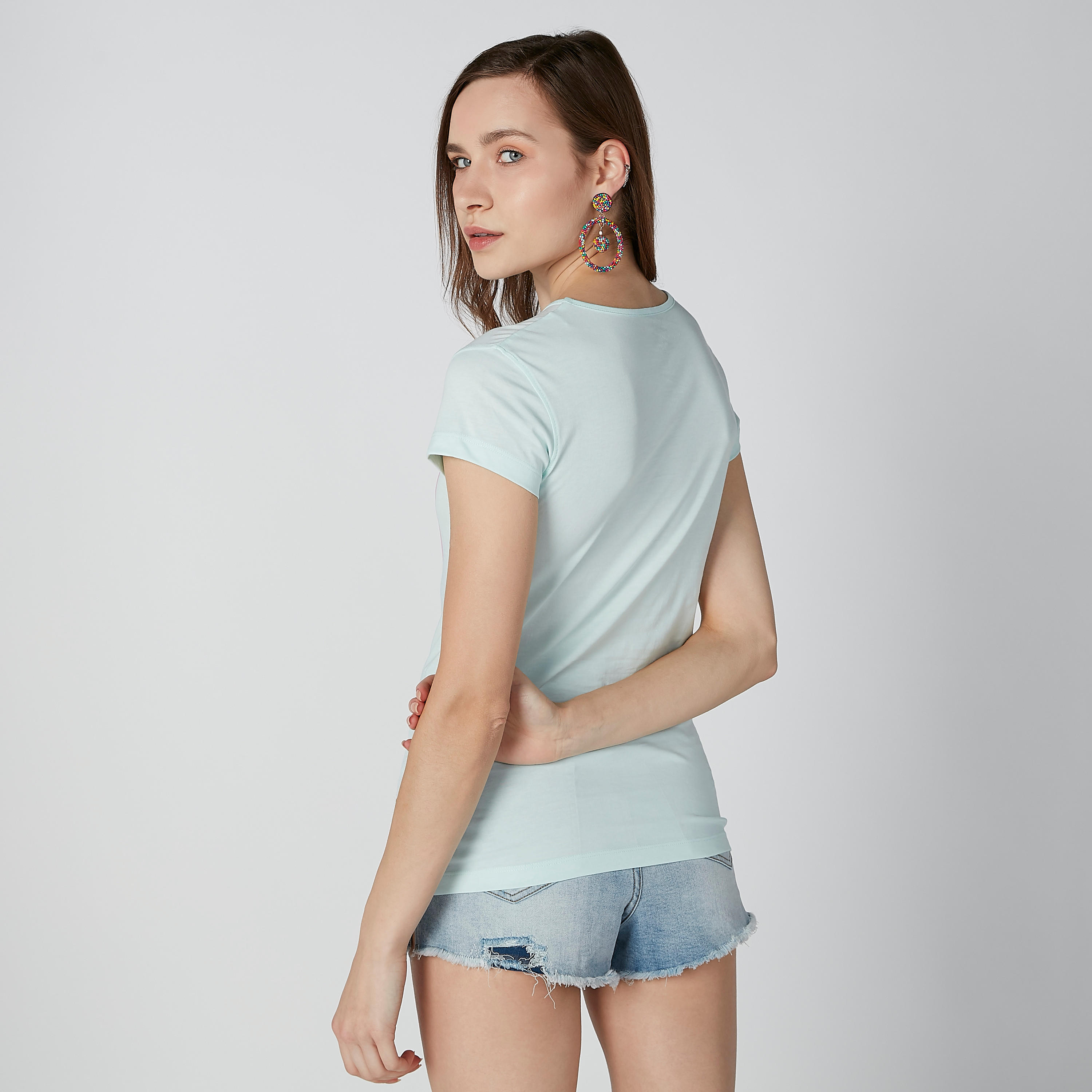 تيشيرت بياقة مستديرة وأكمام قصيرة وطبعات-women-clothing-tshirts-image-3