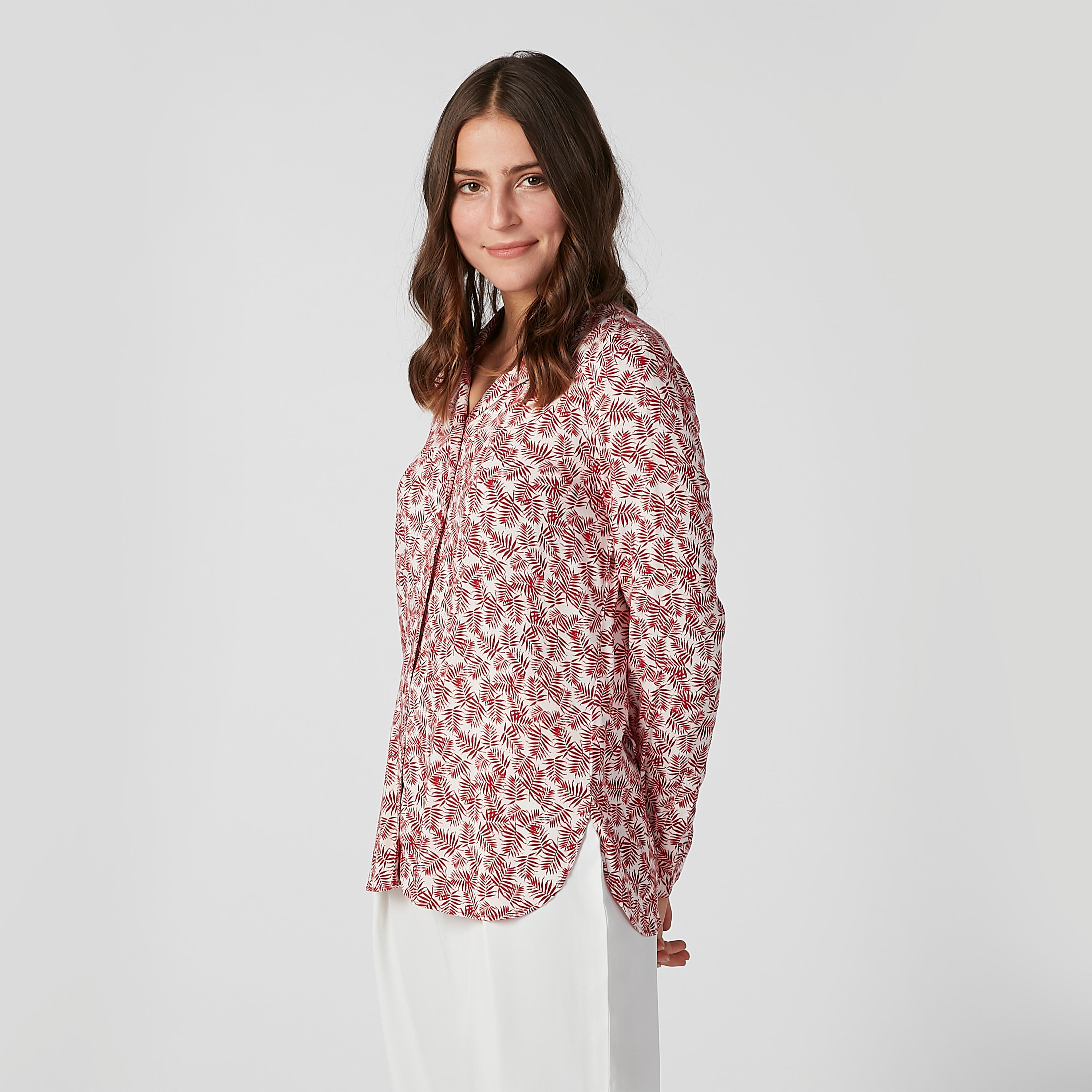قميص مستدام بأكمام طويلة وطبعات -women-clothing-shirtsandblouses-shirts-image-2