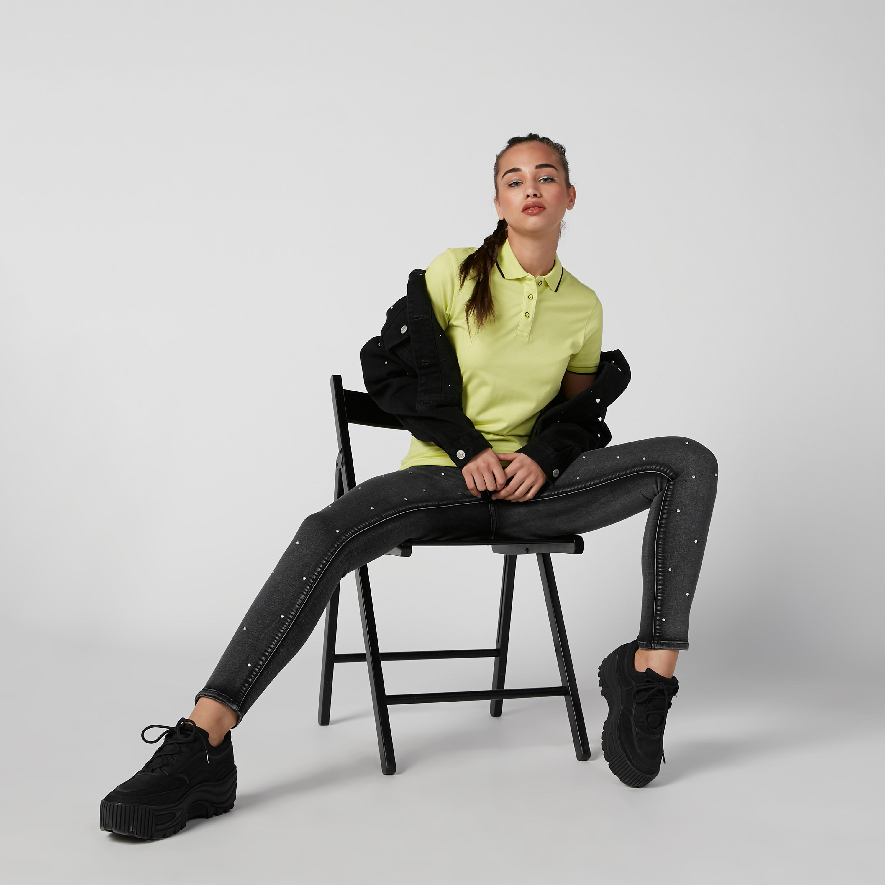 تيشيرت مستدام بولو سليم -women-clothing-tshirts-image-2