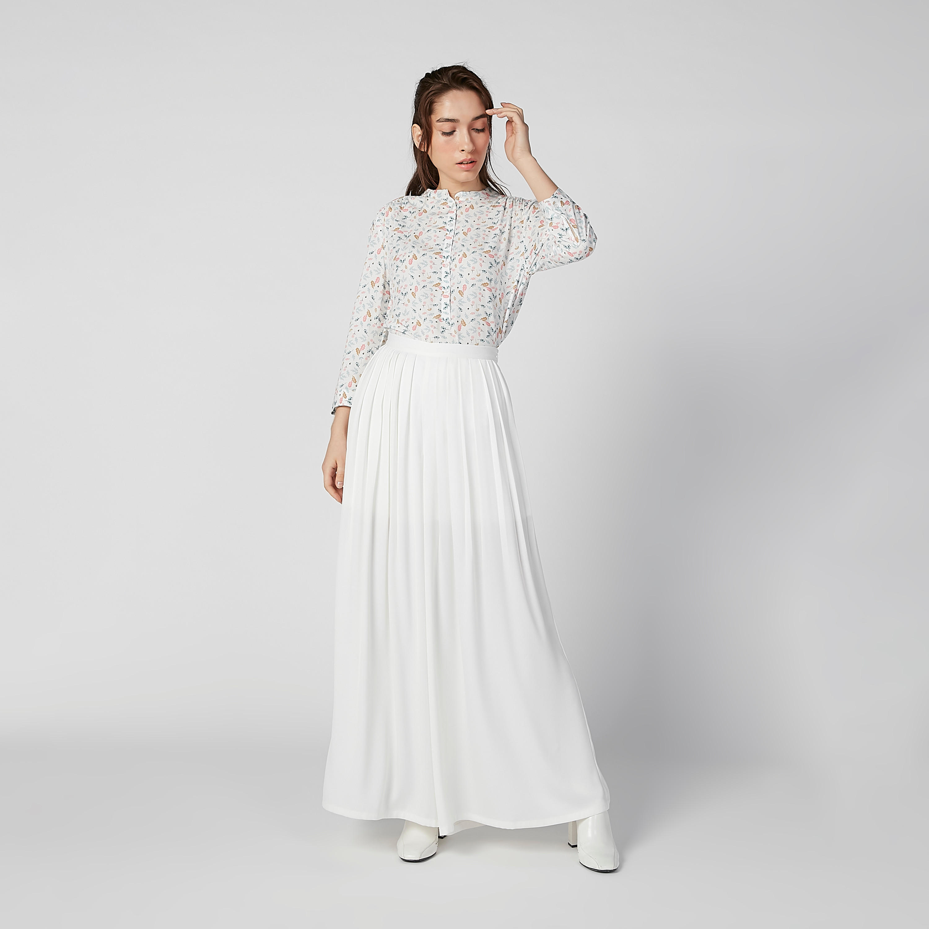 بلوزة بياقة ماندارين وأكمام طويلة وطبعات-women-clothing-shirtsandblouses-blouses-image-3