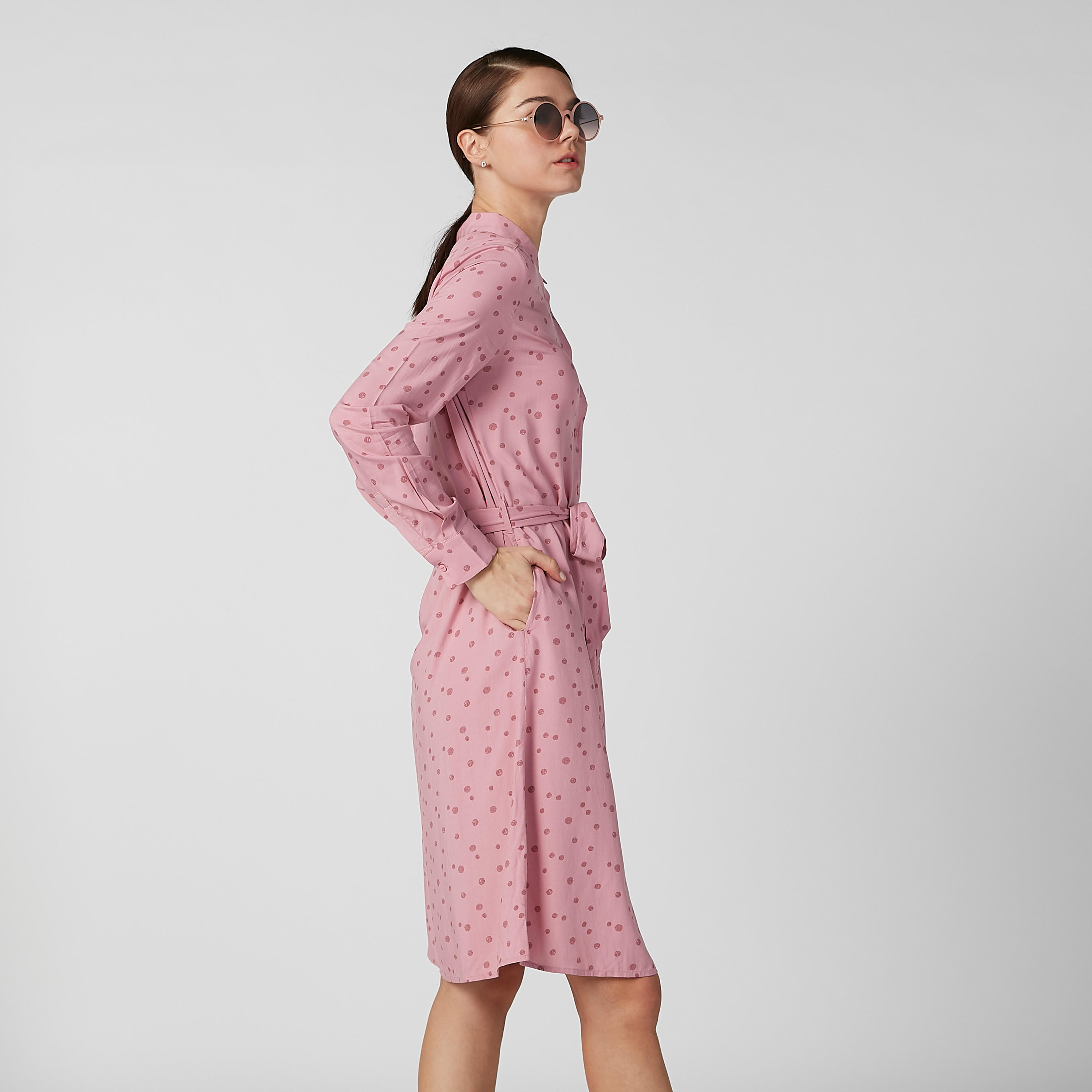 فستان قميص مستدام بأكمام طويلة وأربطة وطبعات-women-clothing-dresses-image-4