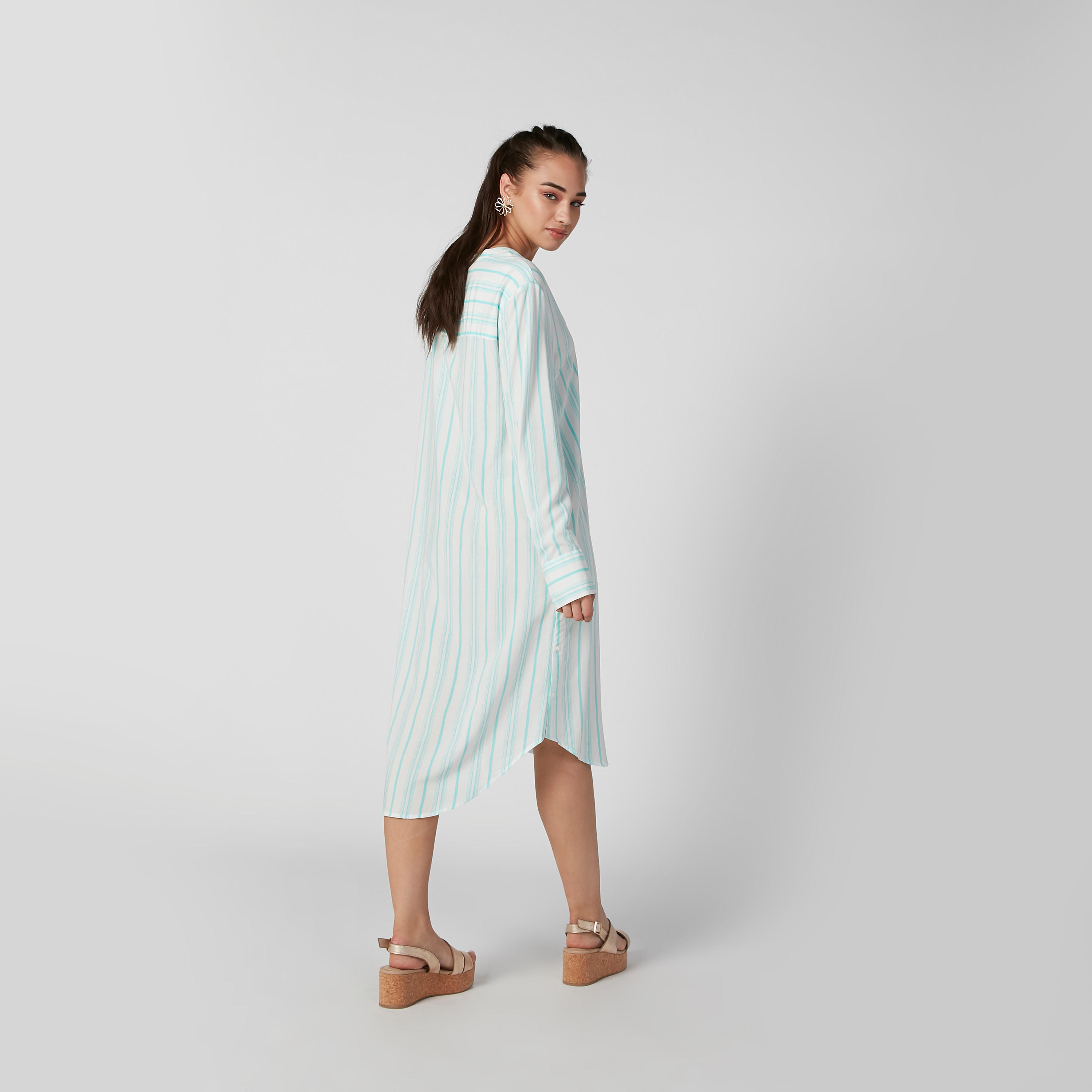 فستان قميص مقلّم بأكمام طويلة-women-clothing-dresses-image-5