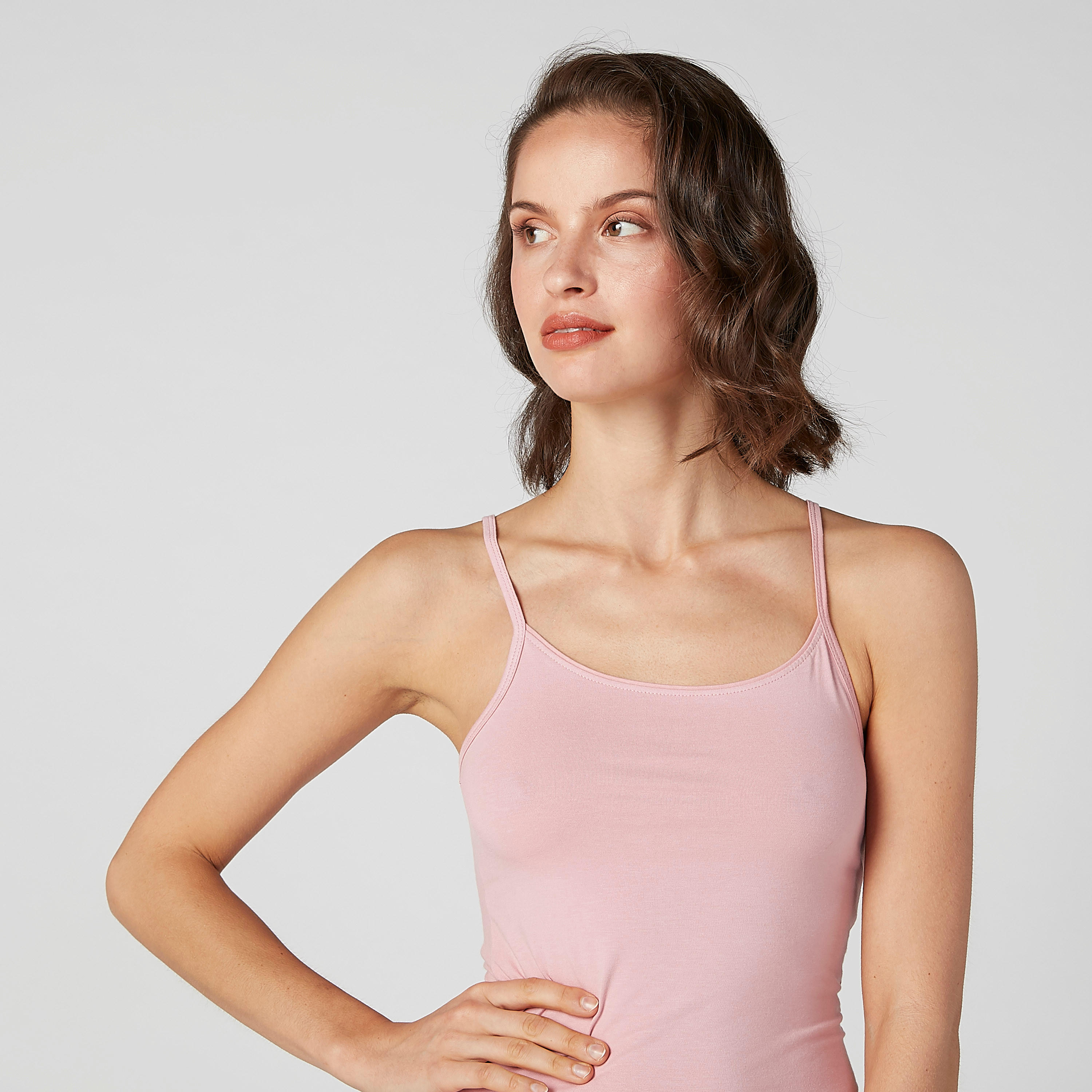 Plain Camisole with Scoop Neck and Spaghetti Straps-women-clothing-tshirts-image-4