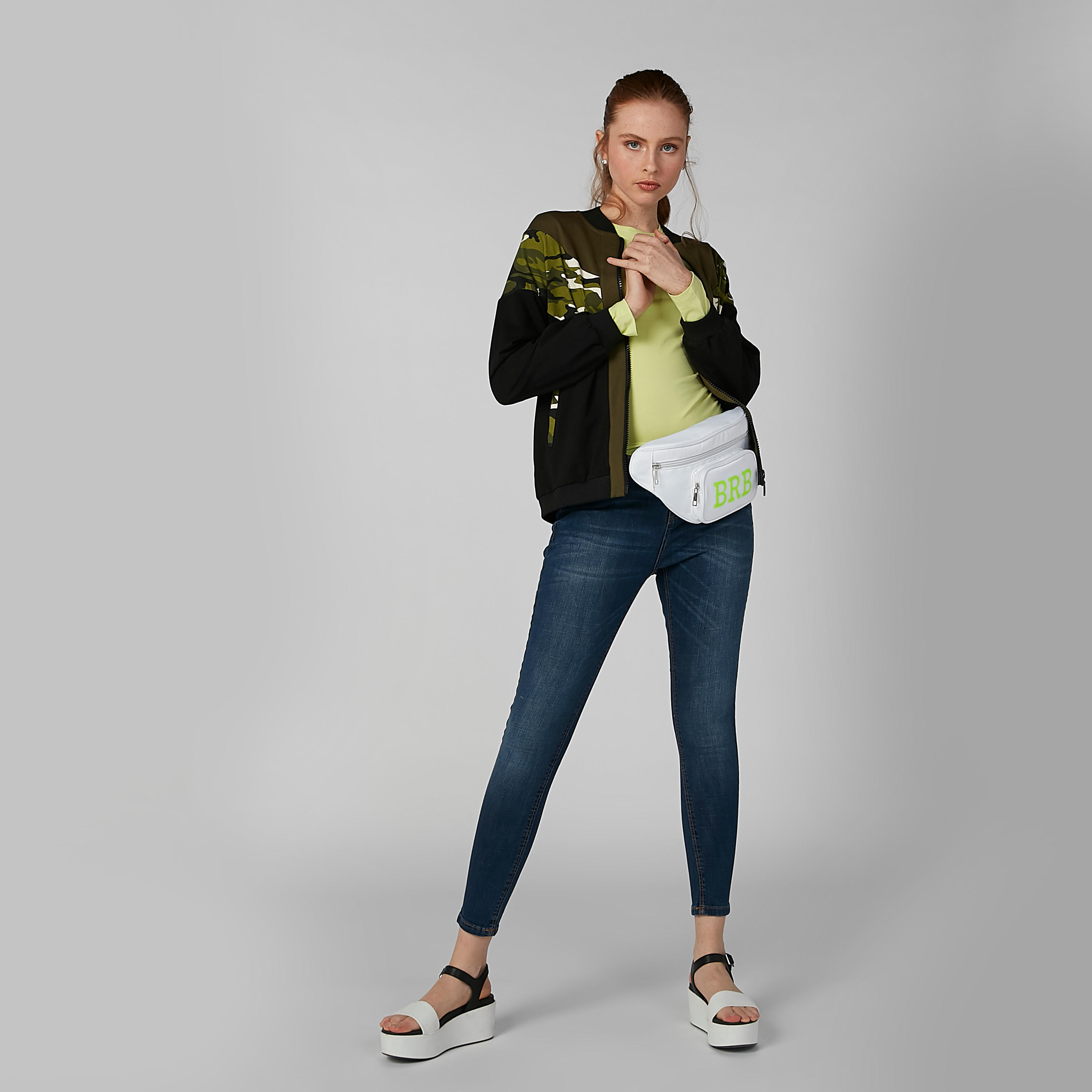 Plain T-shirt with Round Neck and Long Sleeves-women-clothing-tshirts-image-2