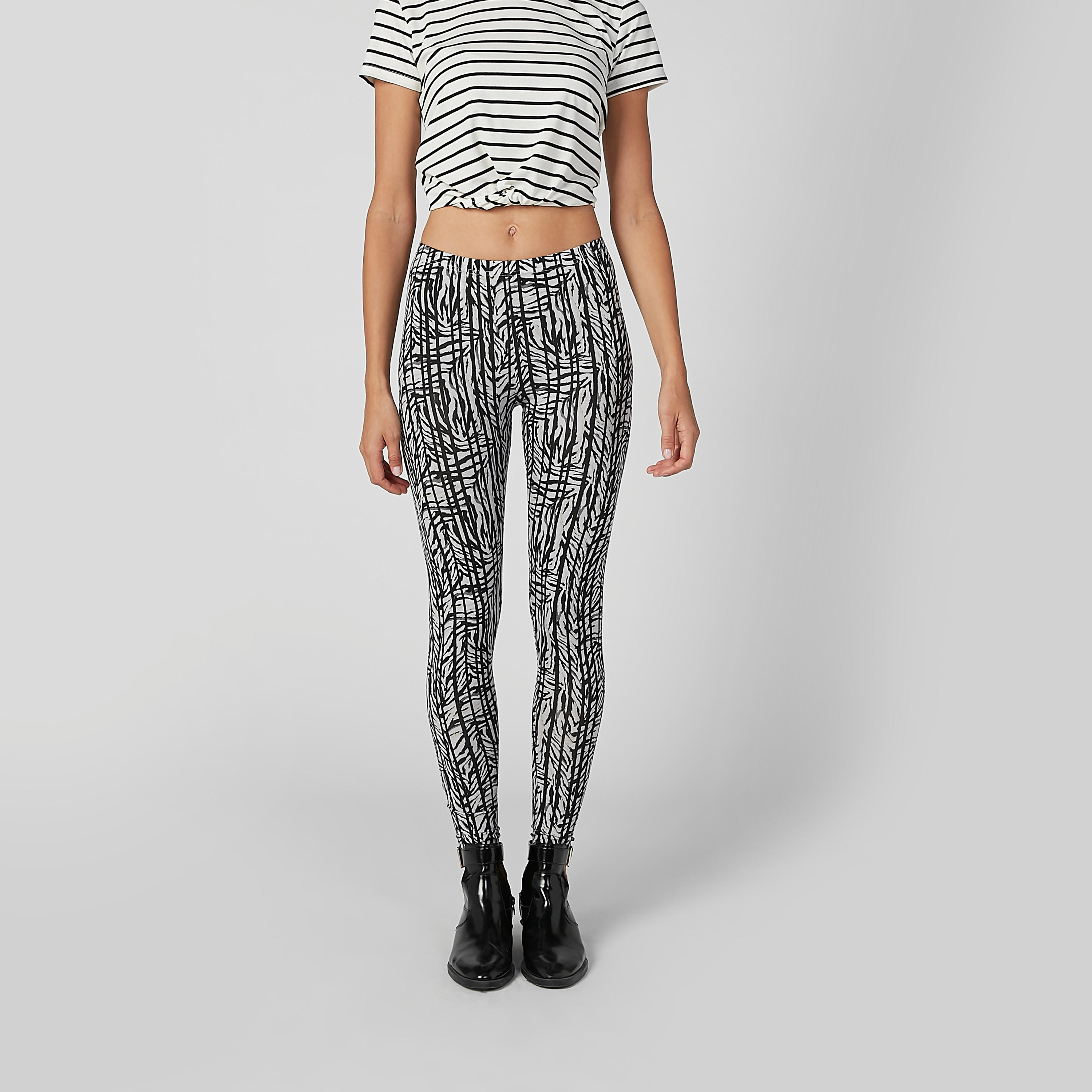 Printed Teggings with Elasticised Waistband-women-clothing-bottoms-trousers-image-1