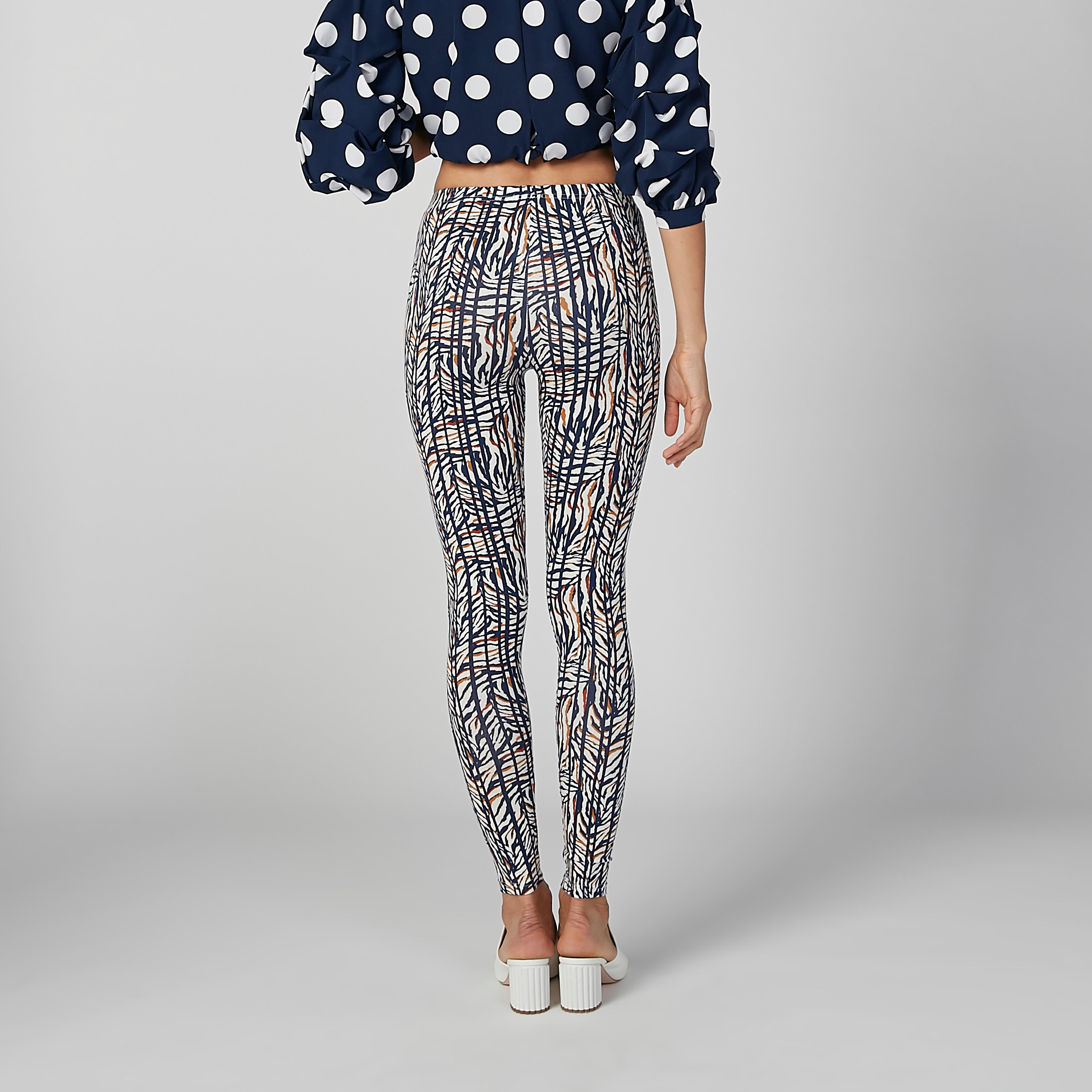 Printed Leggings with Elasticised Waistband-women-clothing-bottoms-leggings-image-4