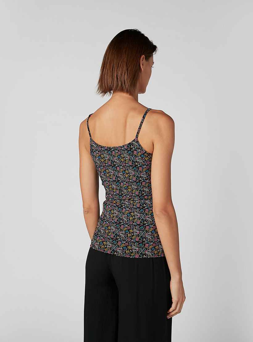 بلوزة بياقة عميقة وحمّالات رفيعة وطبعات-women-clothing-tshirts-image-1