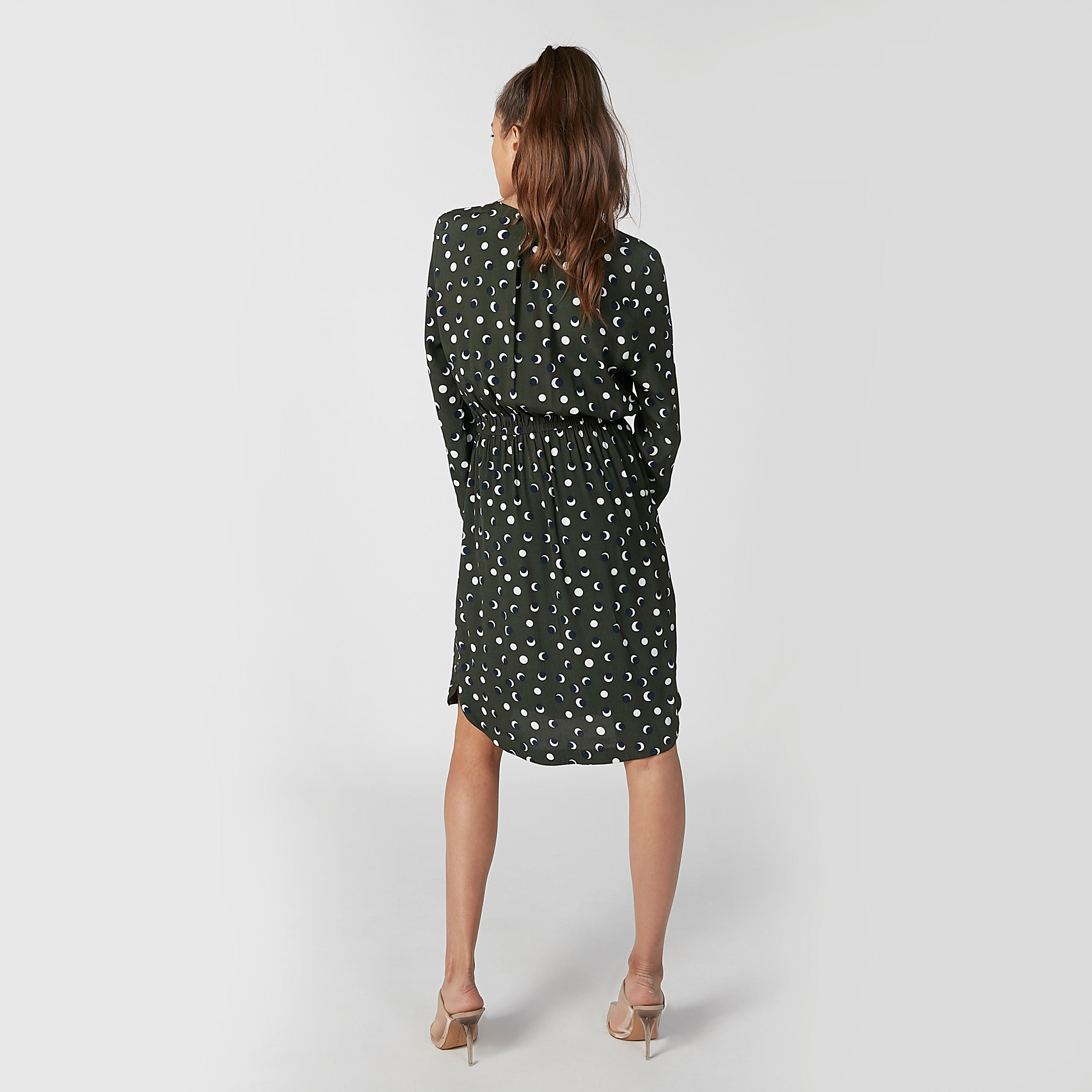 فستان ميدي إيه لاين بياقة مستديرة وأكمام طويلة وطبعات-women-clothing-dresses-image-5