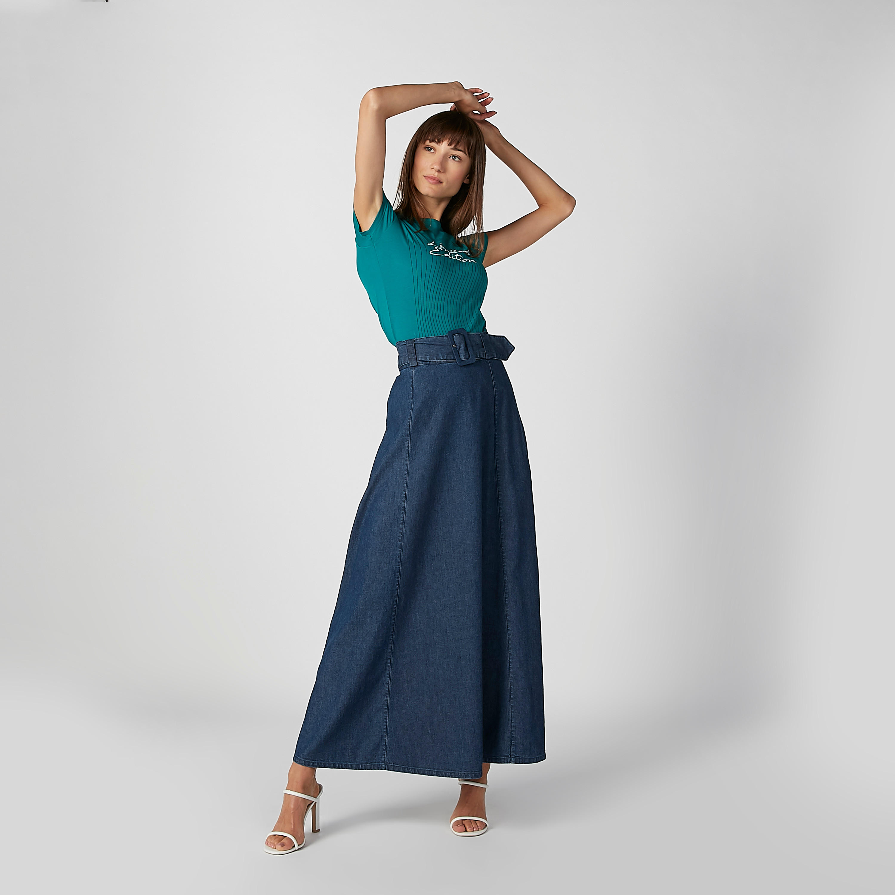 Sustainable Slim Fit Printed T-shirt with Cap Sleeves-women-clothing-tshirts-image-2
