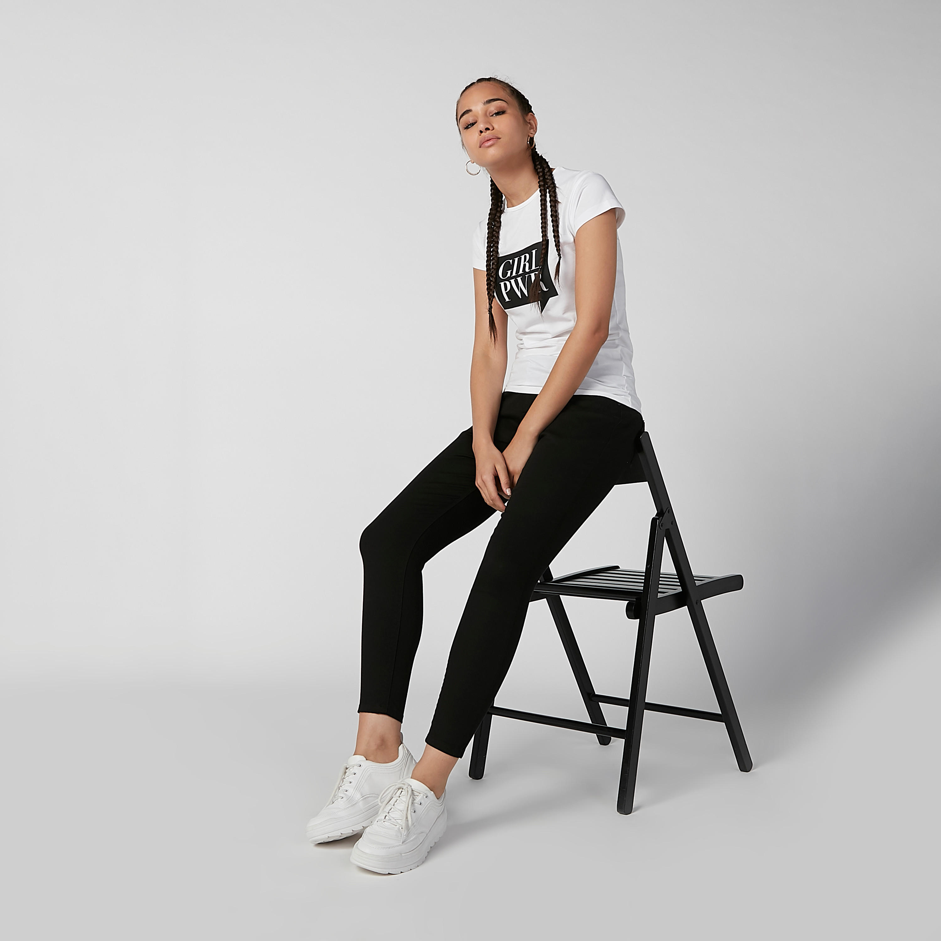 Sustainable Slim Fit Printed T-shirt with Cap Sleeves-women-clothing-tshirts-image-1